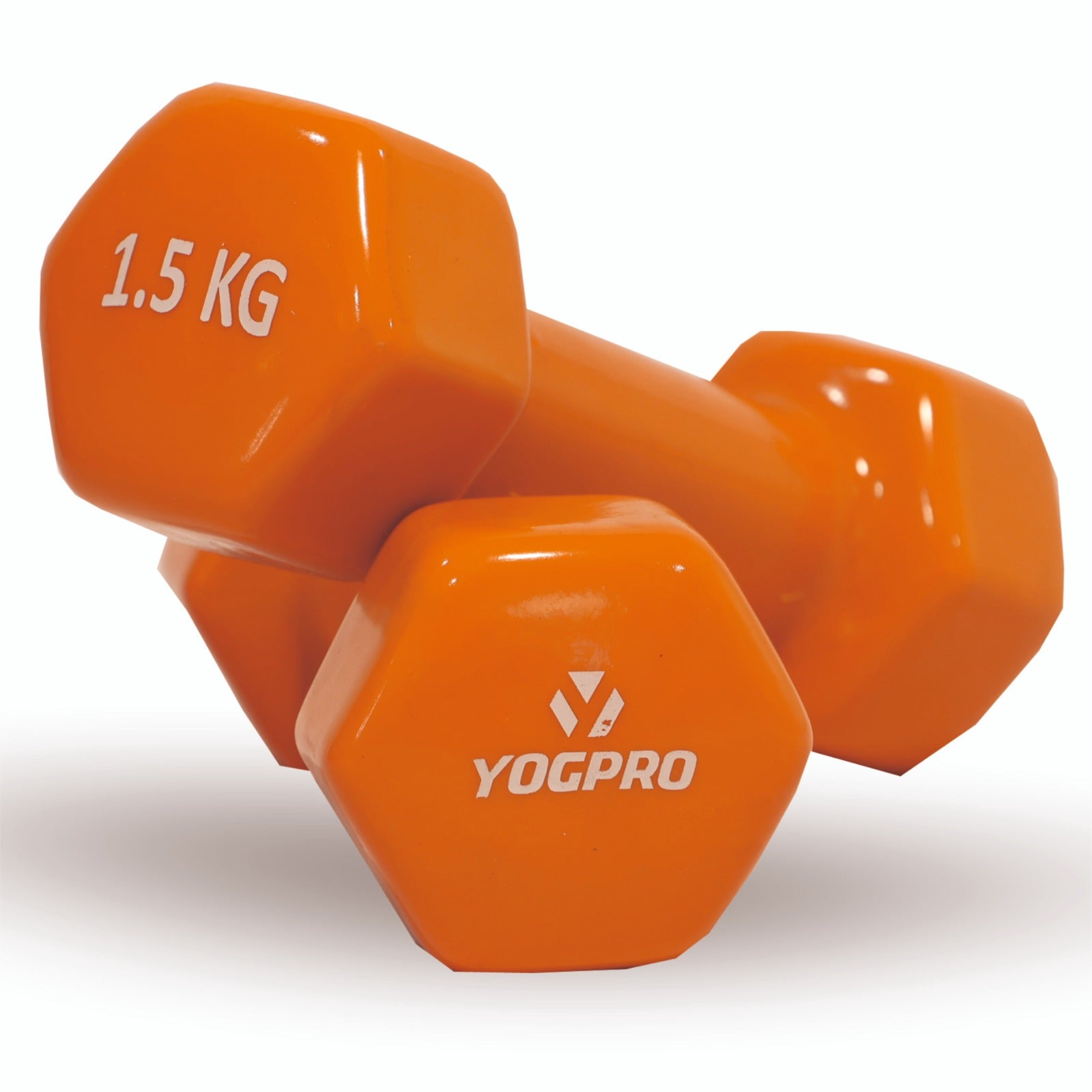 Yogpro Vinyl Coated Cast Iron Solid Dumbbell