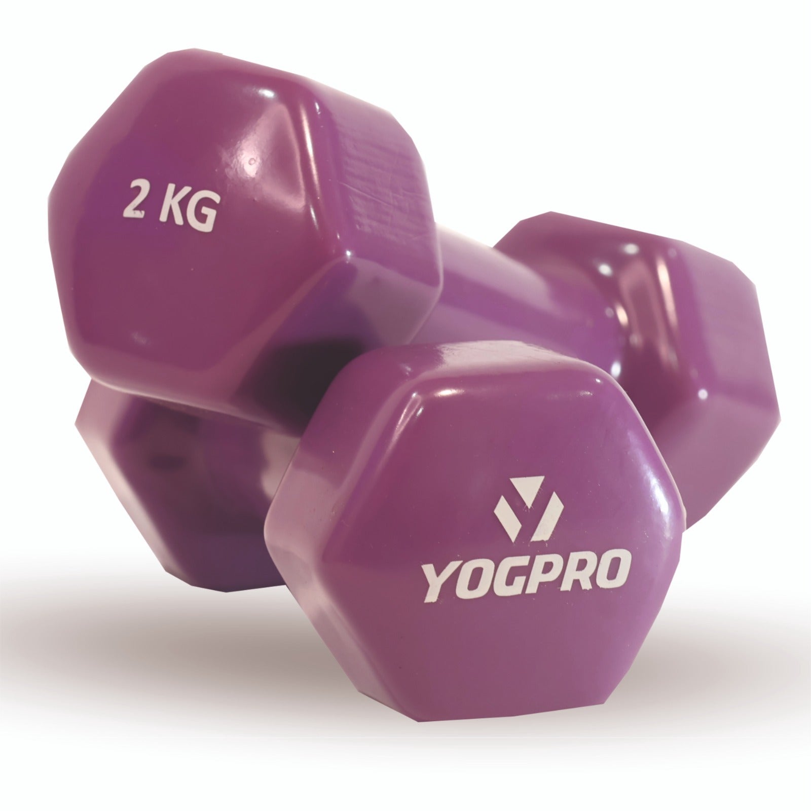 Yogpro Vinyl Coated Cast Iron Solid Dumbbell