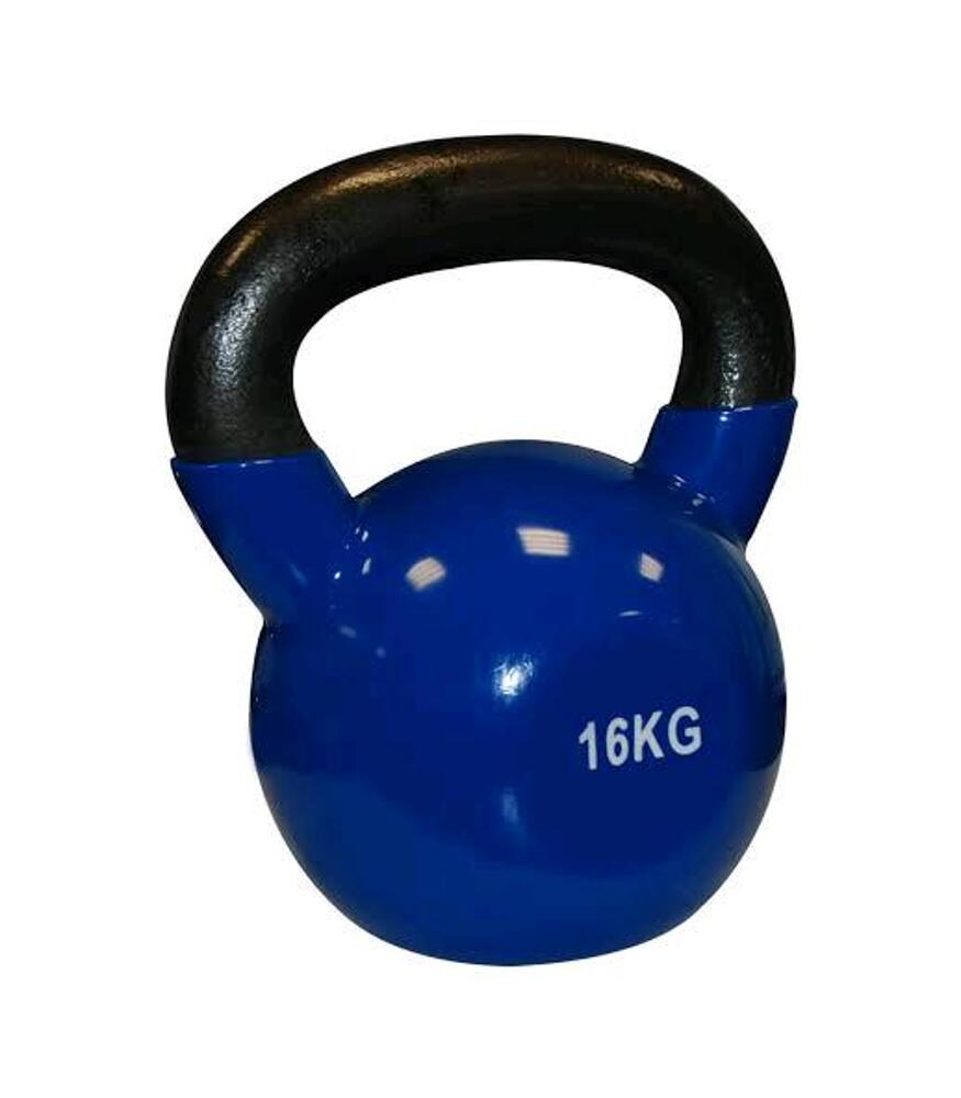 Yogpro Vinyl Coated Cast Iron Solid Kettlebell