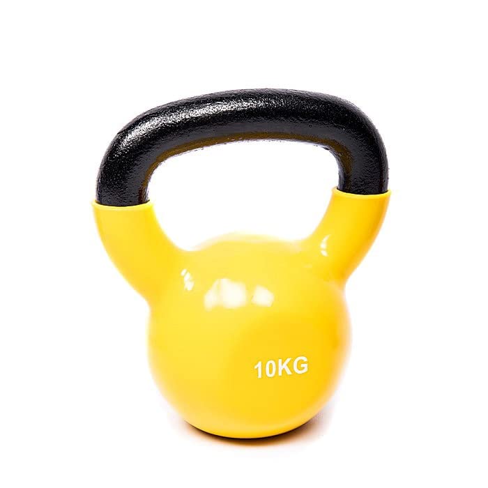 Yogpro Vinyl Coated Cast Iron Solid Kettlebell