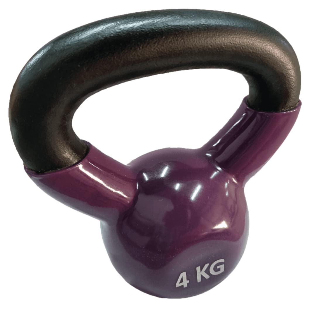 Yogpro Vinyl Coated Cast Iron Solid Kettlebell