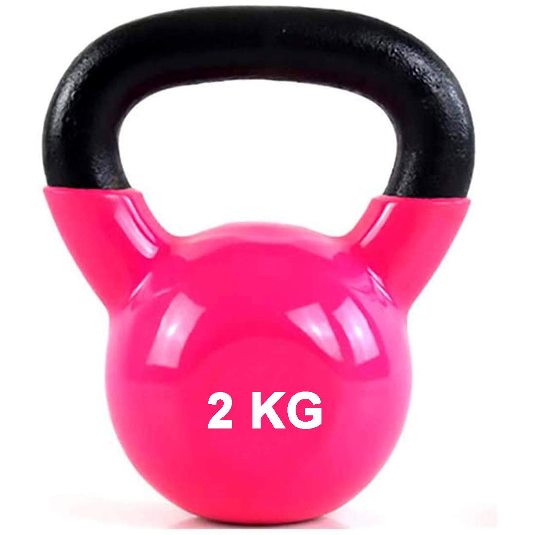 Yogpro Vinyl Coated Cast Iron Solid Kettlebell