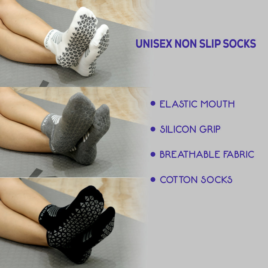 Yogpro Anti Skid Low Ankle Socks YP552 Silicon Socks