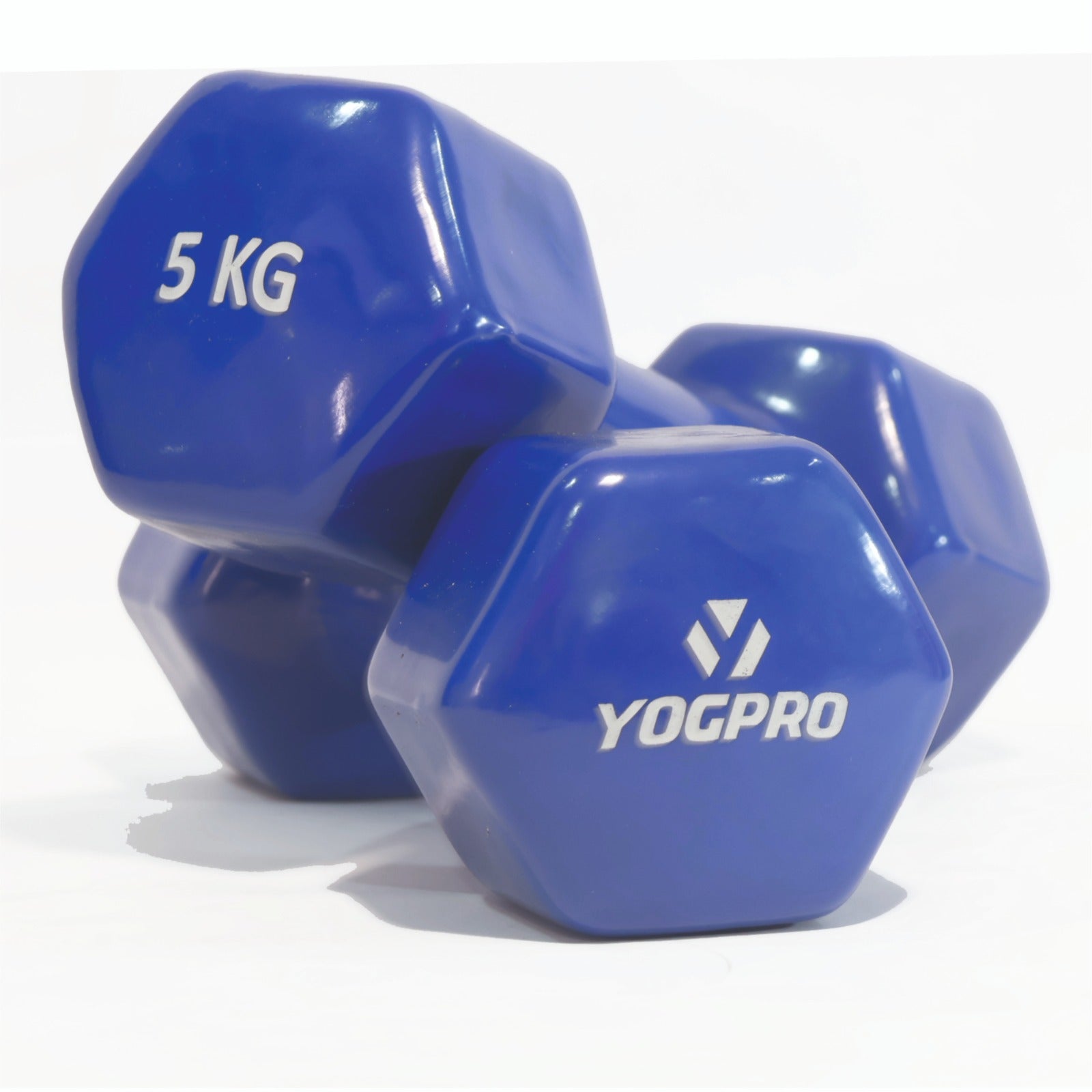 Yogpro Vinyl Coated Cast Iron Solid Dumbbell