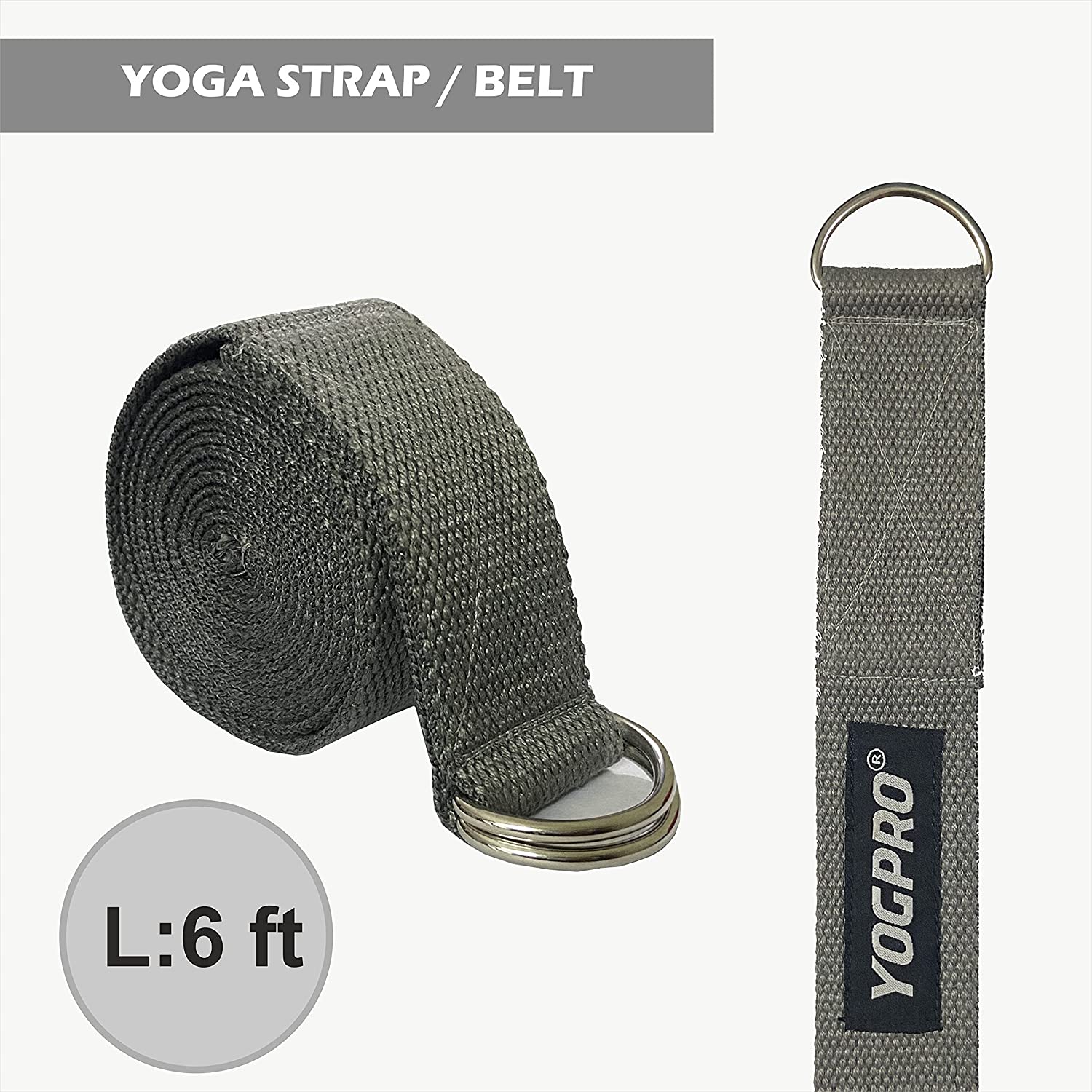 Yogpro Cotton Yoga Strap/Belt