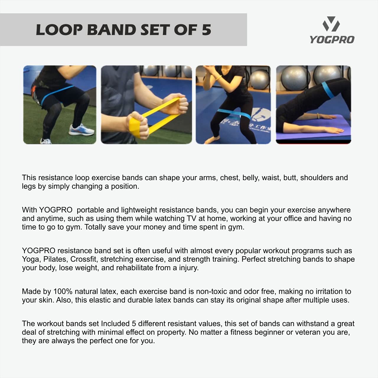Yogpro Resistance Loop Bands