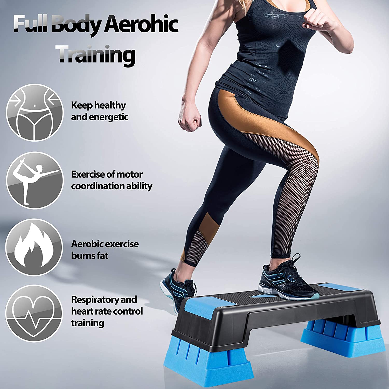 Yogpro Aerobic Stepper 75.5 cm