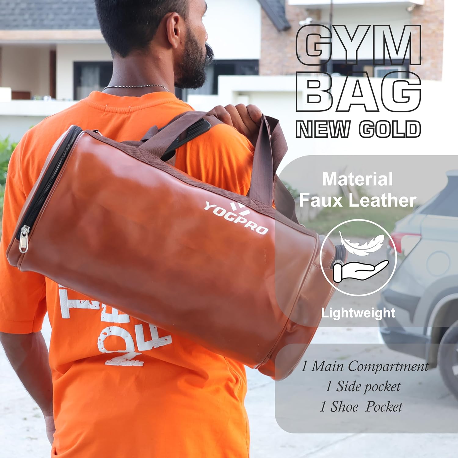 Yogpro Gym Bag Gold