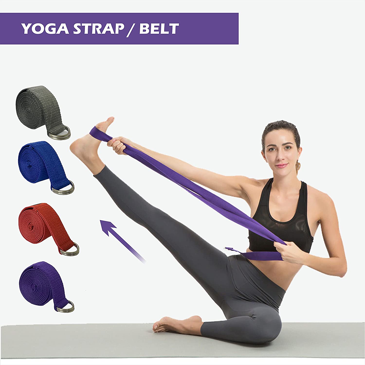 Yogpro Cotton Yoga Strap/Belt