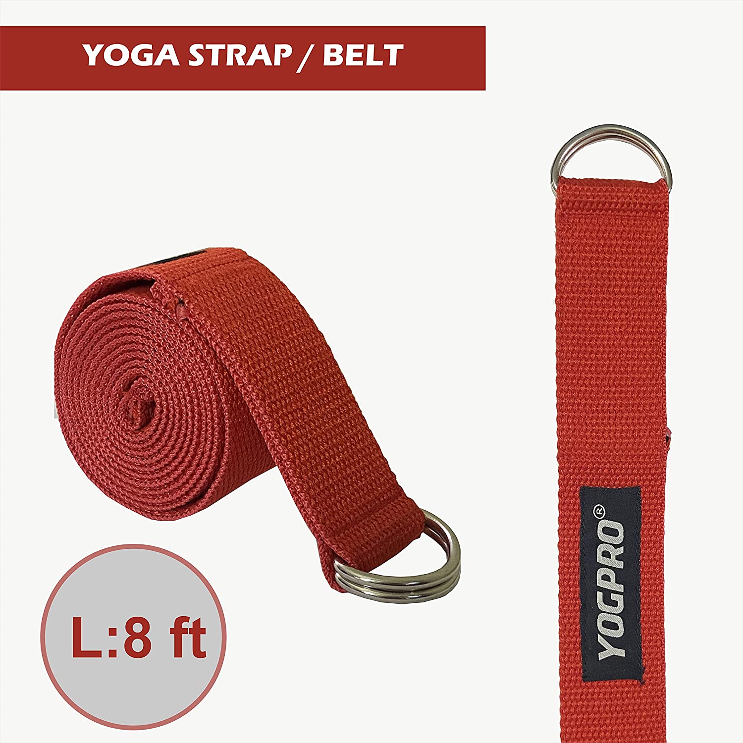 Yogpro Cotton Yoga Strap/Belt