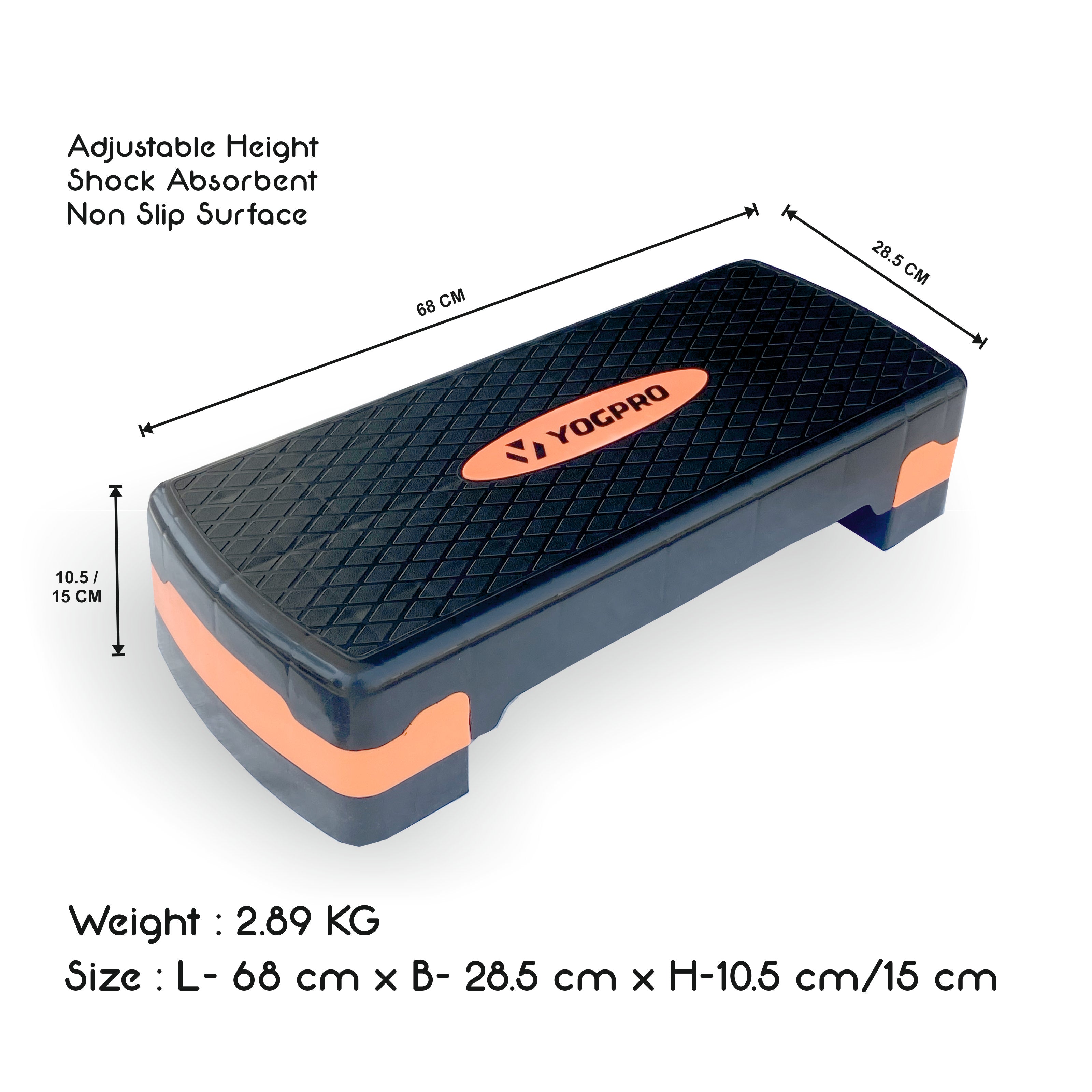 Yogpro Aerobic Stepper 68 cm