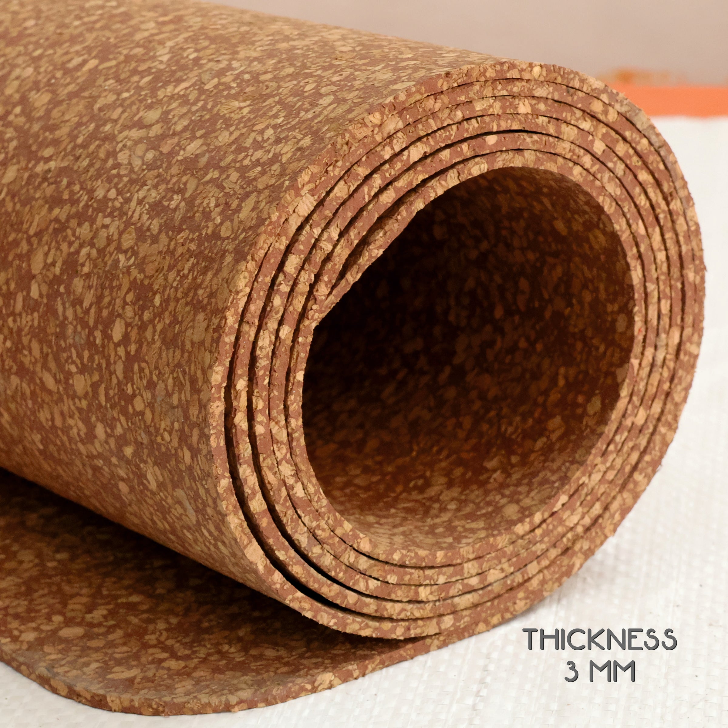 Yogpro 100% Natural Cork Yoga Mat 2 X 6 FT X 3 MM