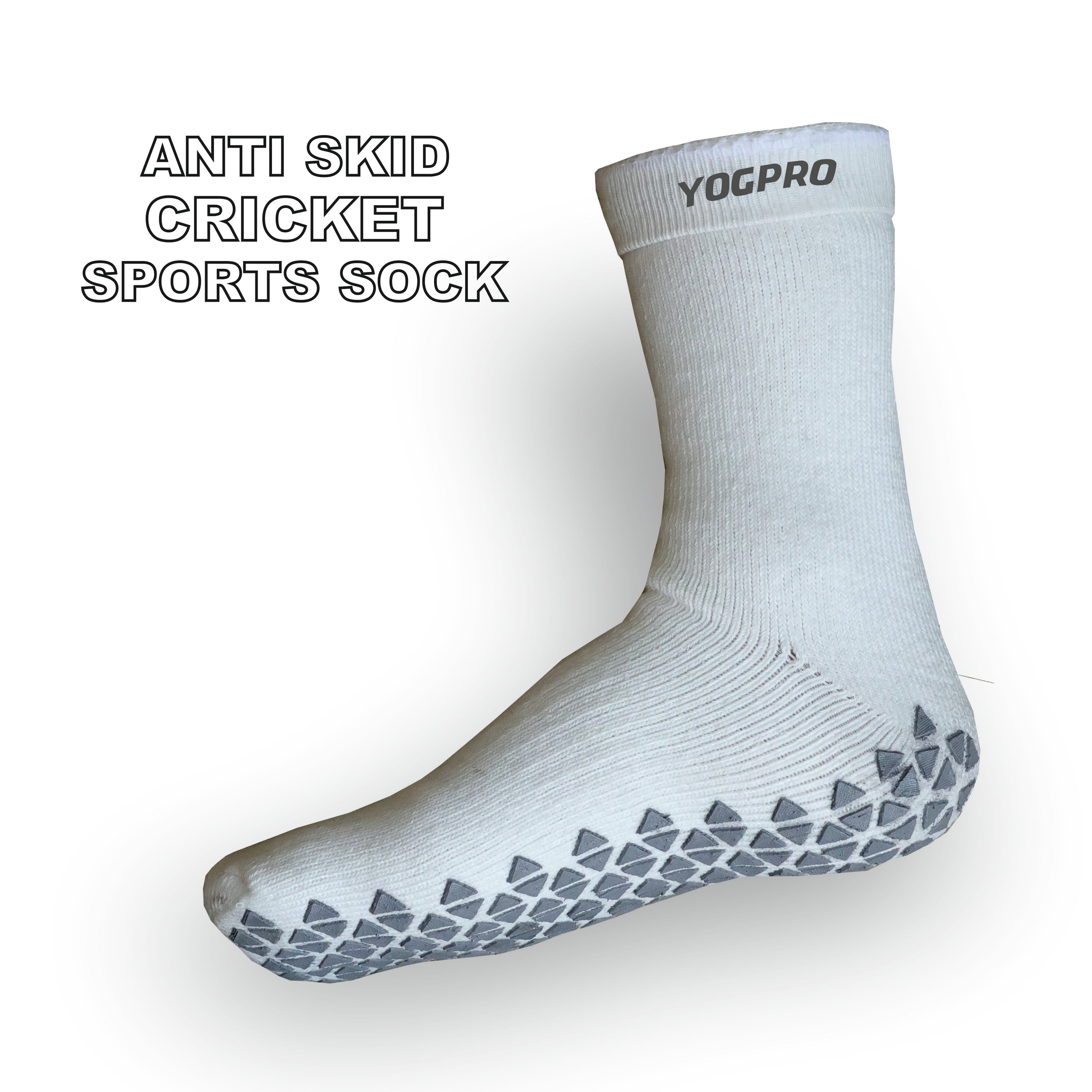 Yogpro Cricket Anti Skid Socks YP550 SILICON SOCKS