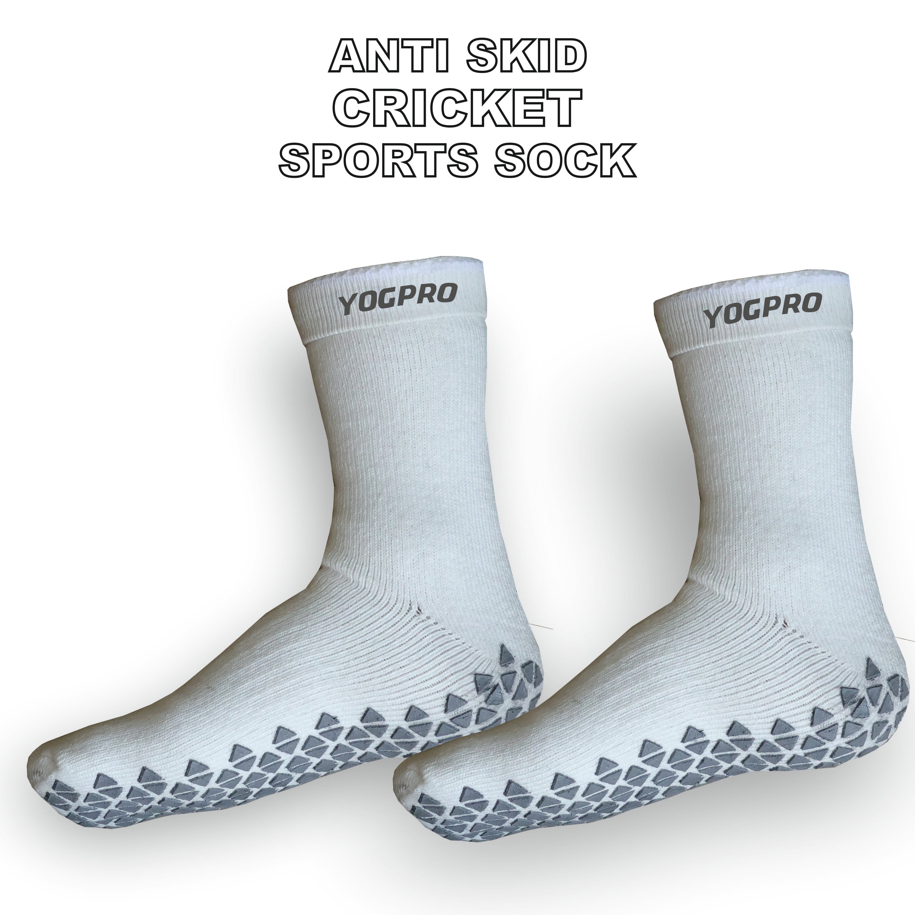 Yogpro Cricket Anti Skid Socks YP550 SILICON SOCKS