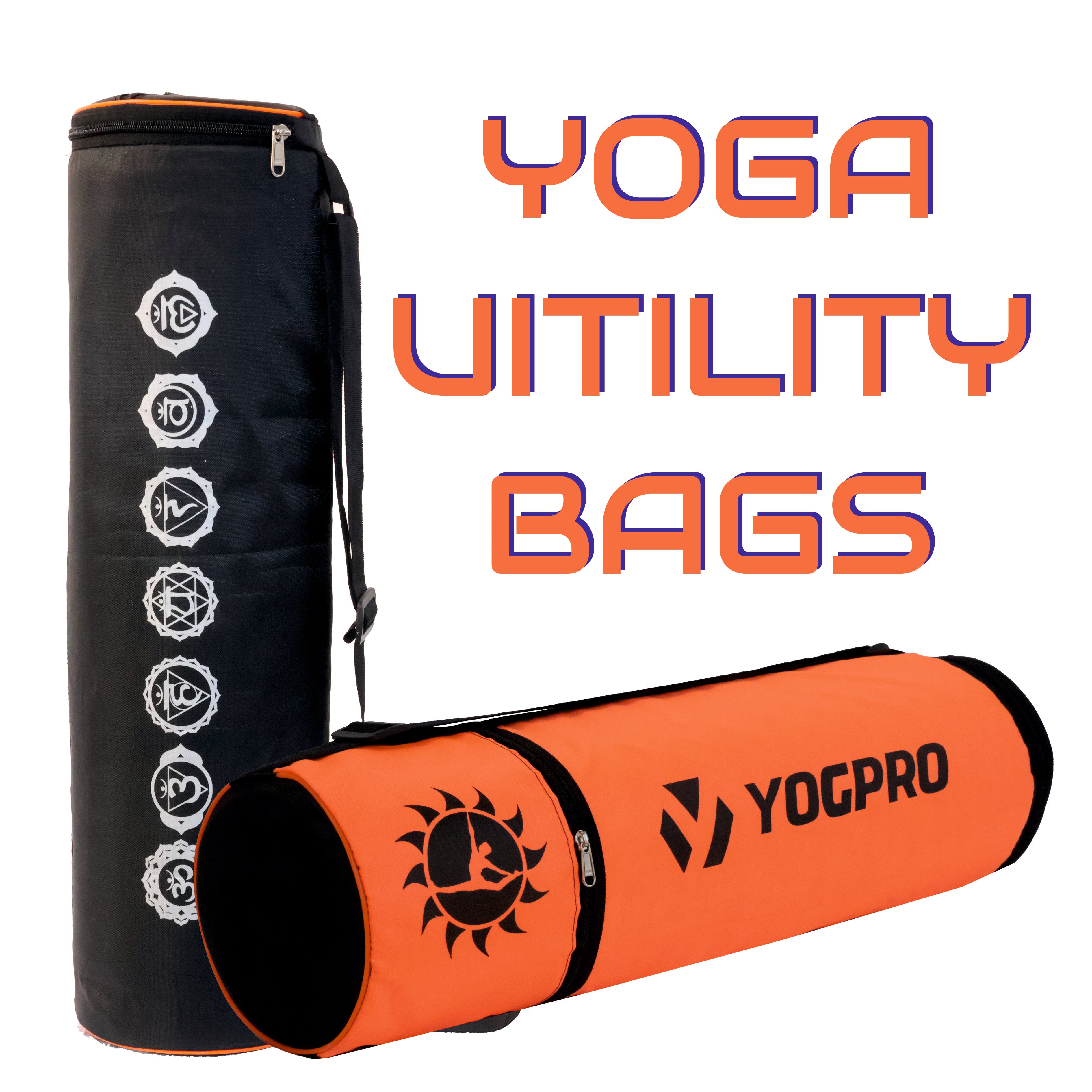 Yogpro flora Yoga Mat Bag 7 Chakras Print