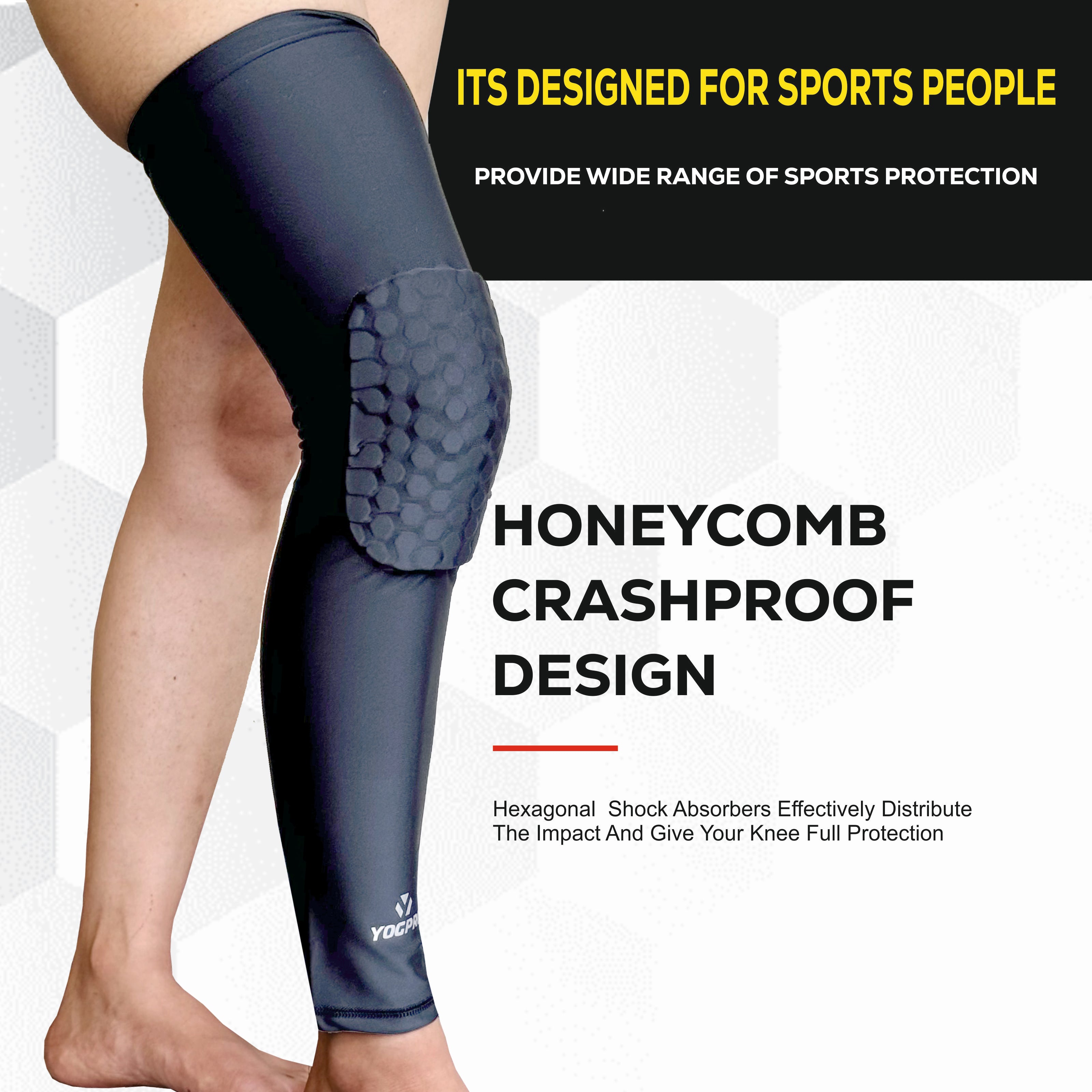 Yogpro Knee Sleeve Padded (1 Pairs)
