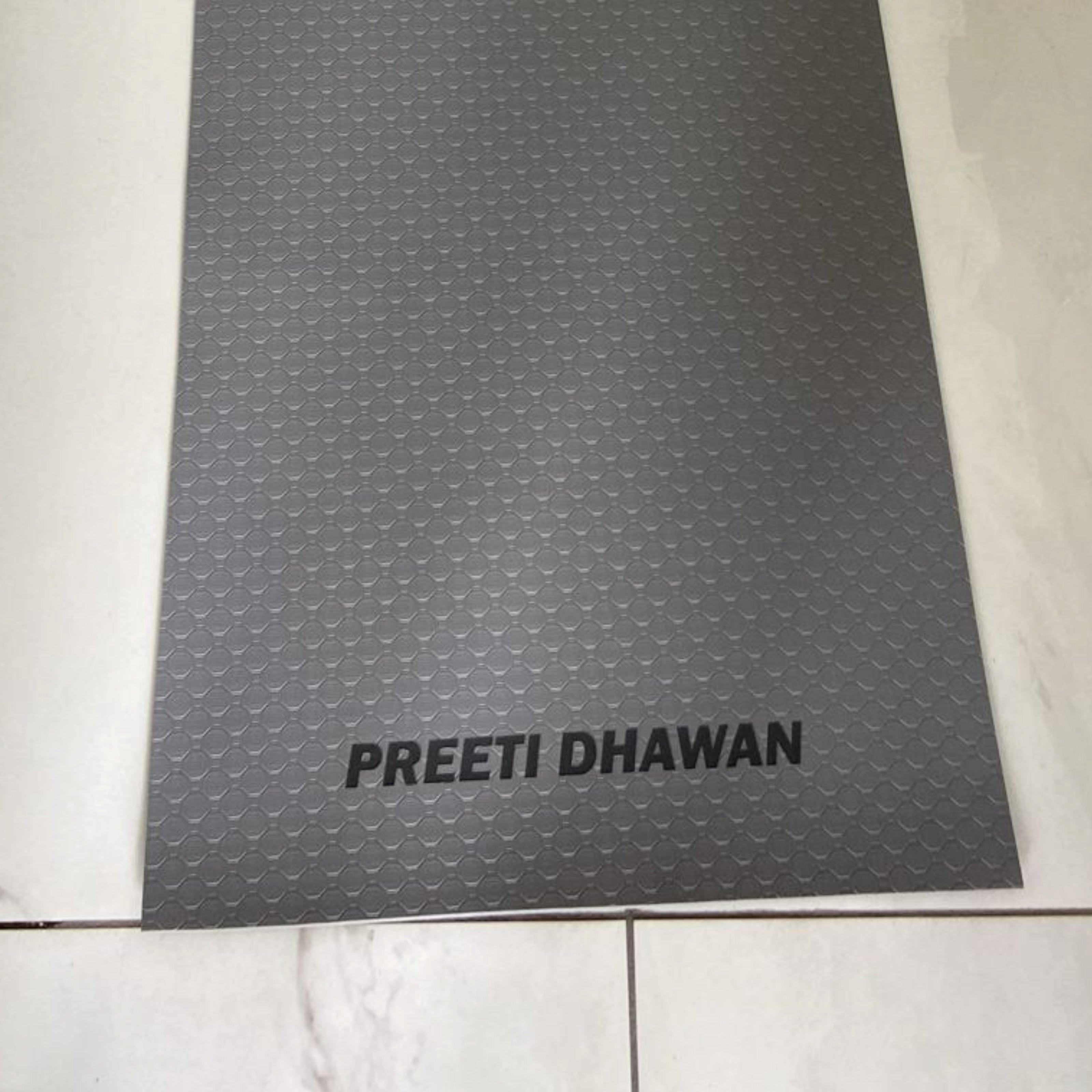 Customise Your Name on TPE Yoga Mat 2 X 6 FT