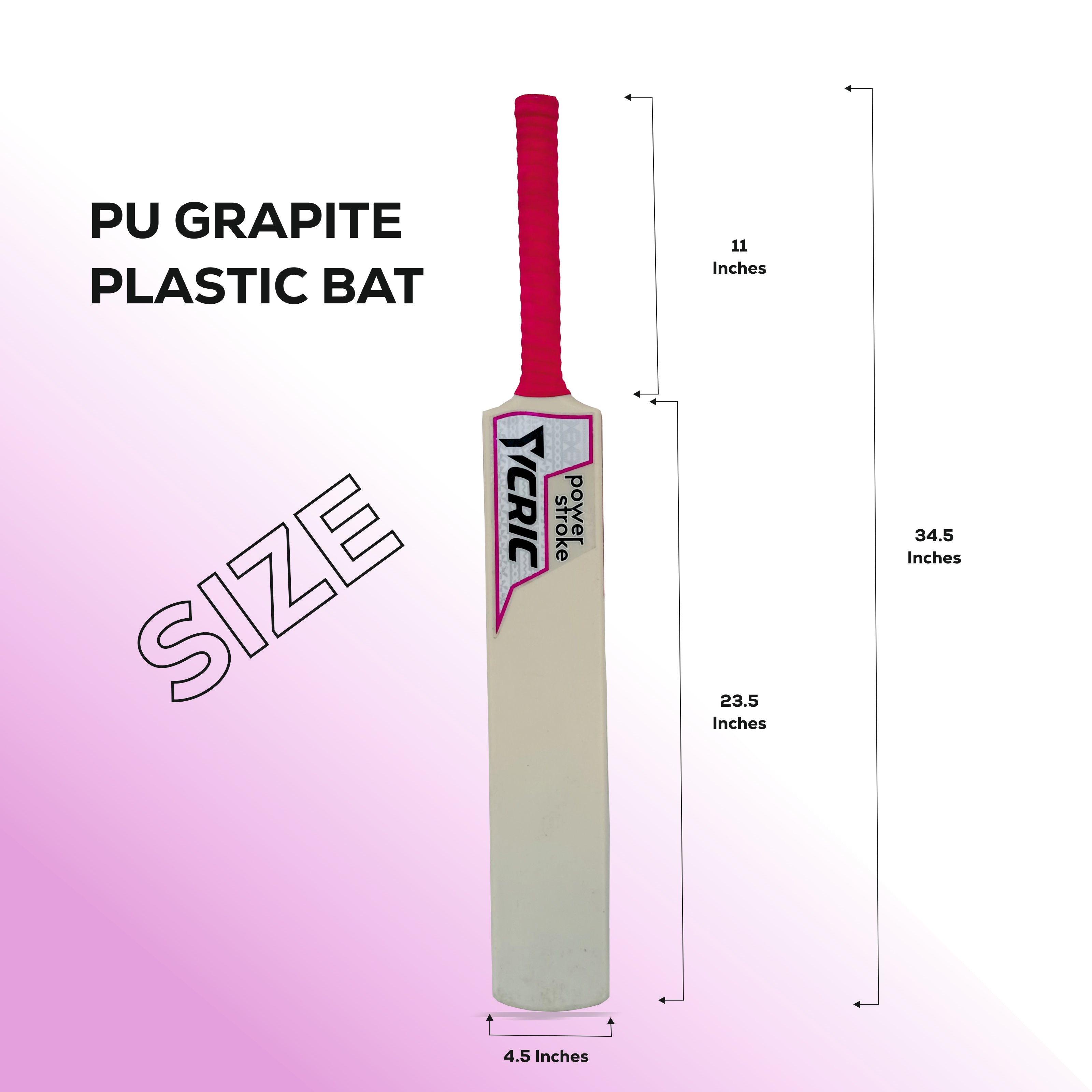 YOGPRO YCRIC PU GRAPHITE PLASTIC BAT