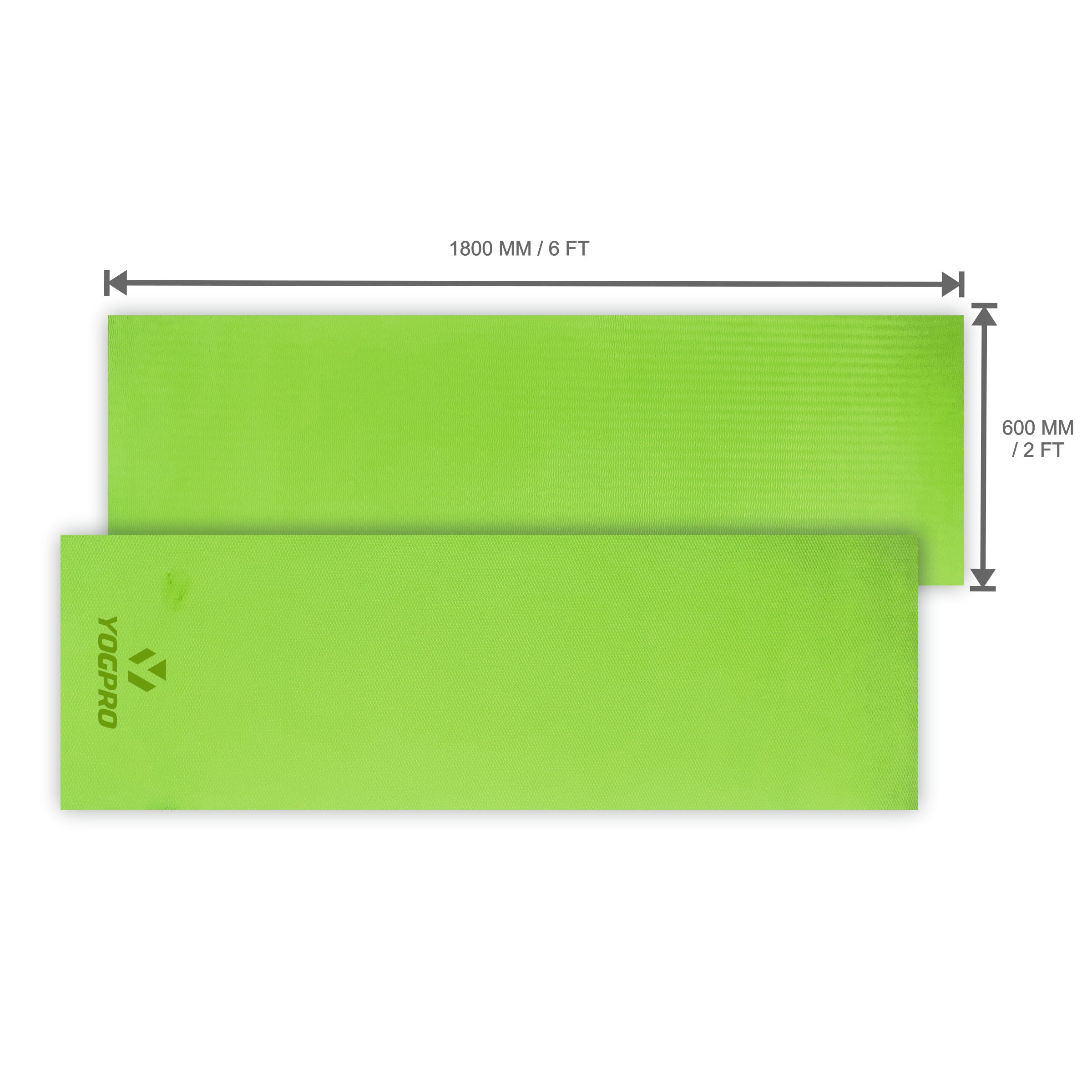 Yogpro EVA Yoga Mat Regular 2 Ft. x 6 ft
