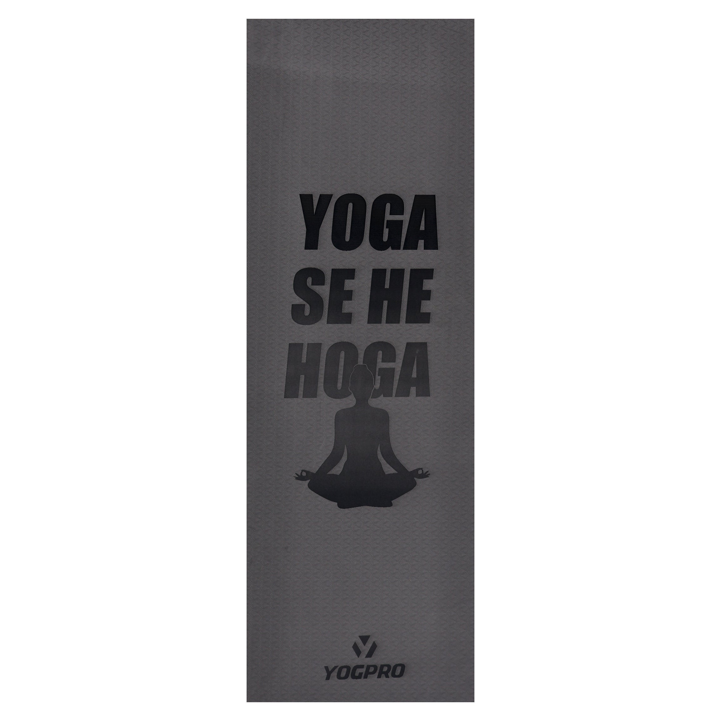 Yogpro TPE Yoga Se Hoga Printed Yoga Mat 6 mm