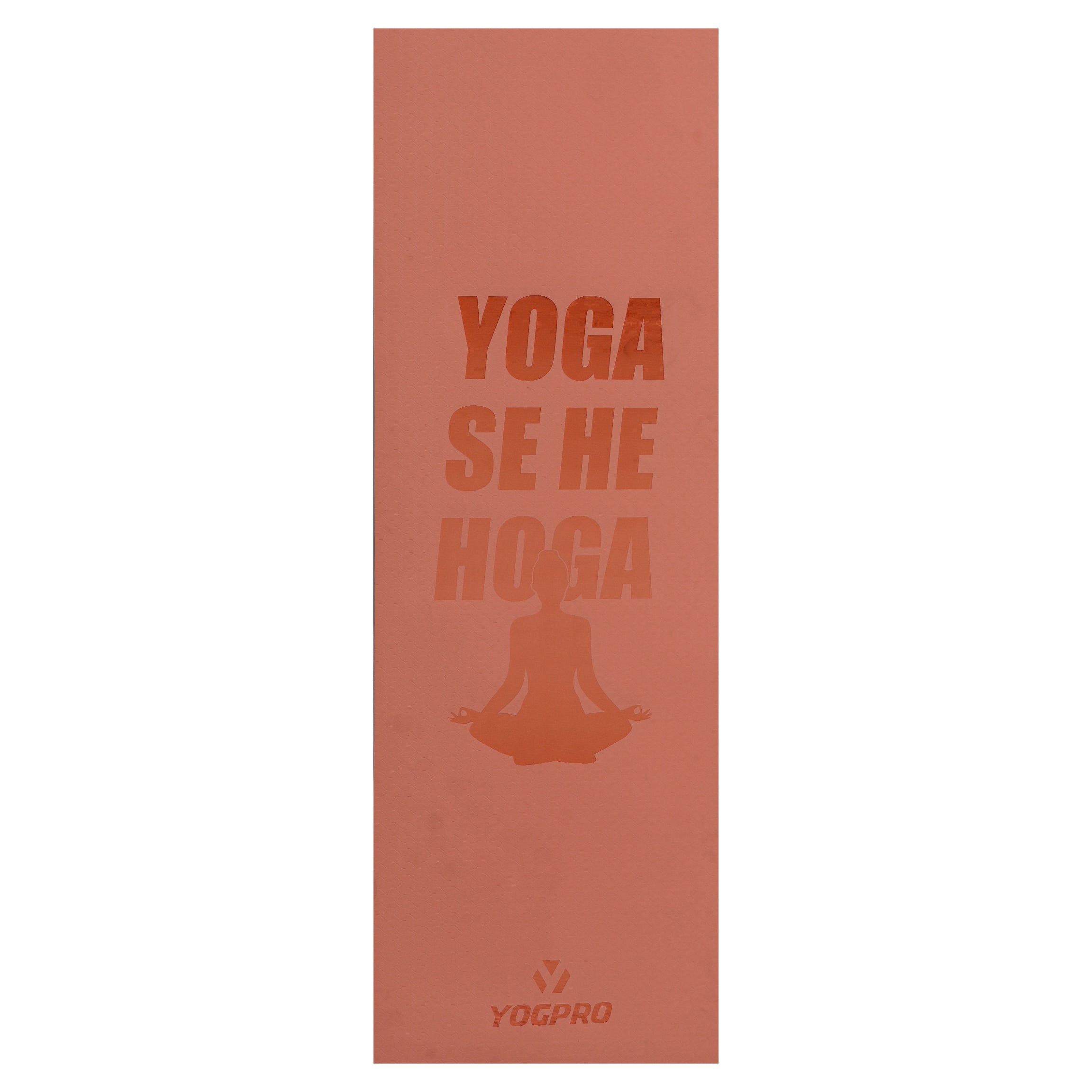 Yogpro TPE Yoga Se Hoga Printed Yoga Mat 6 mm