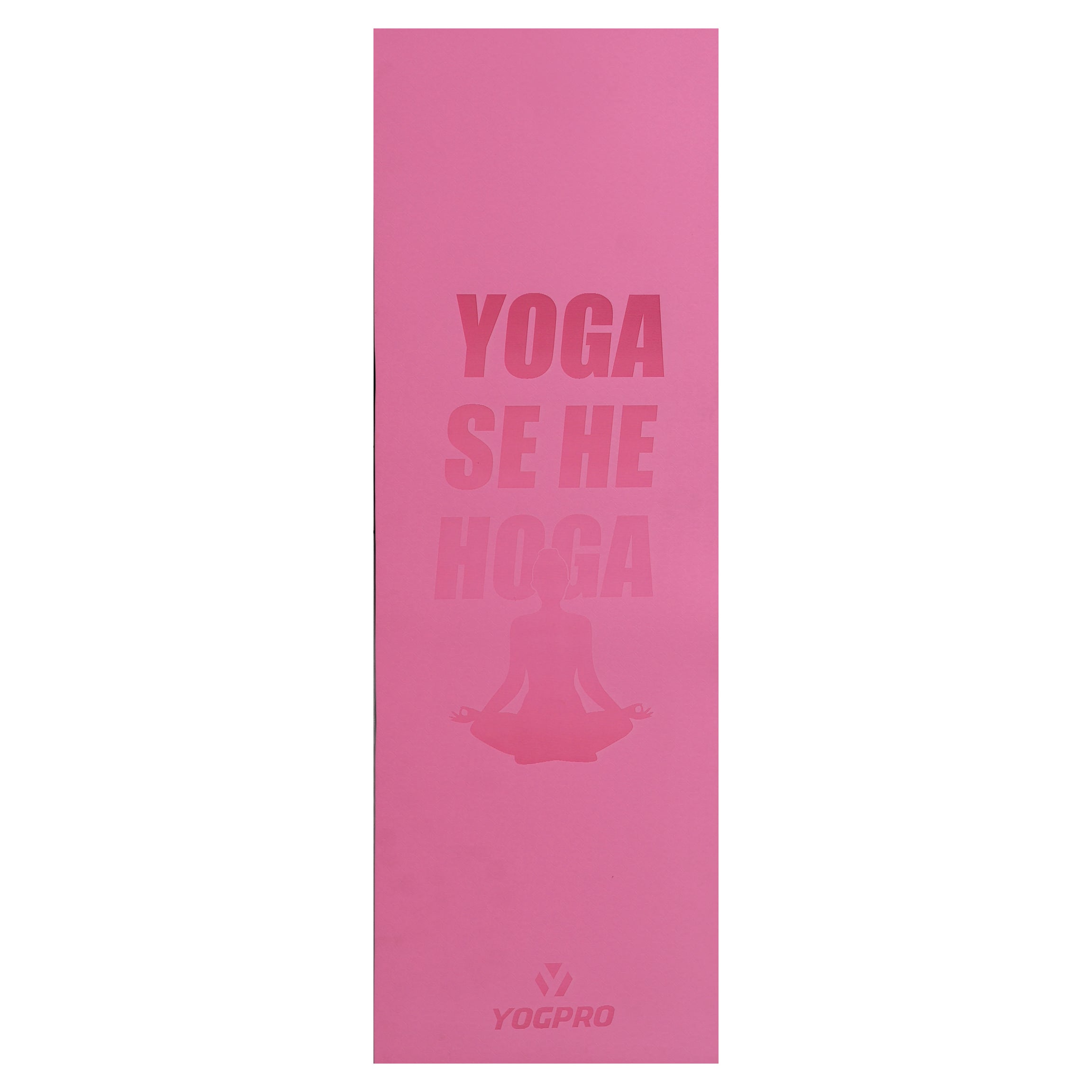 Yogpro TPE Yoga Se Hoga Printed Yoga Mat 6 mm