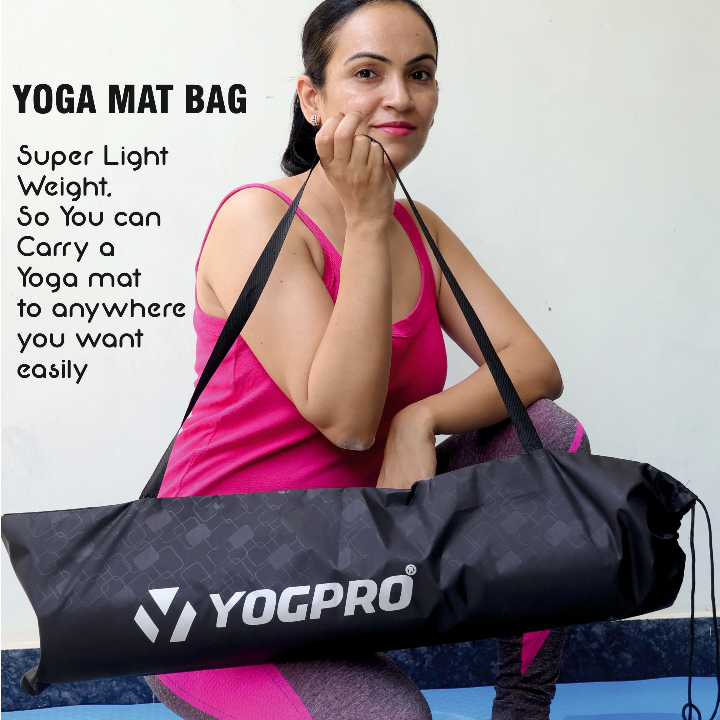 Yogpro TPE Yoga Se Hoga Printed Yoga Mat 6 mm