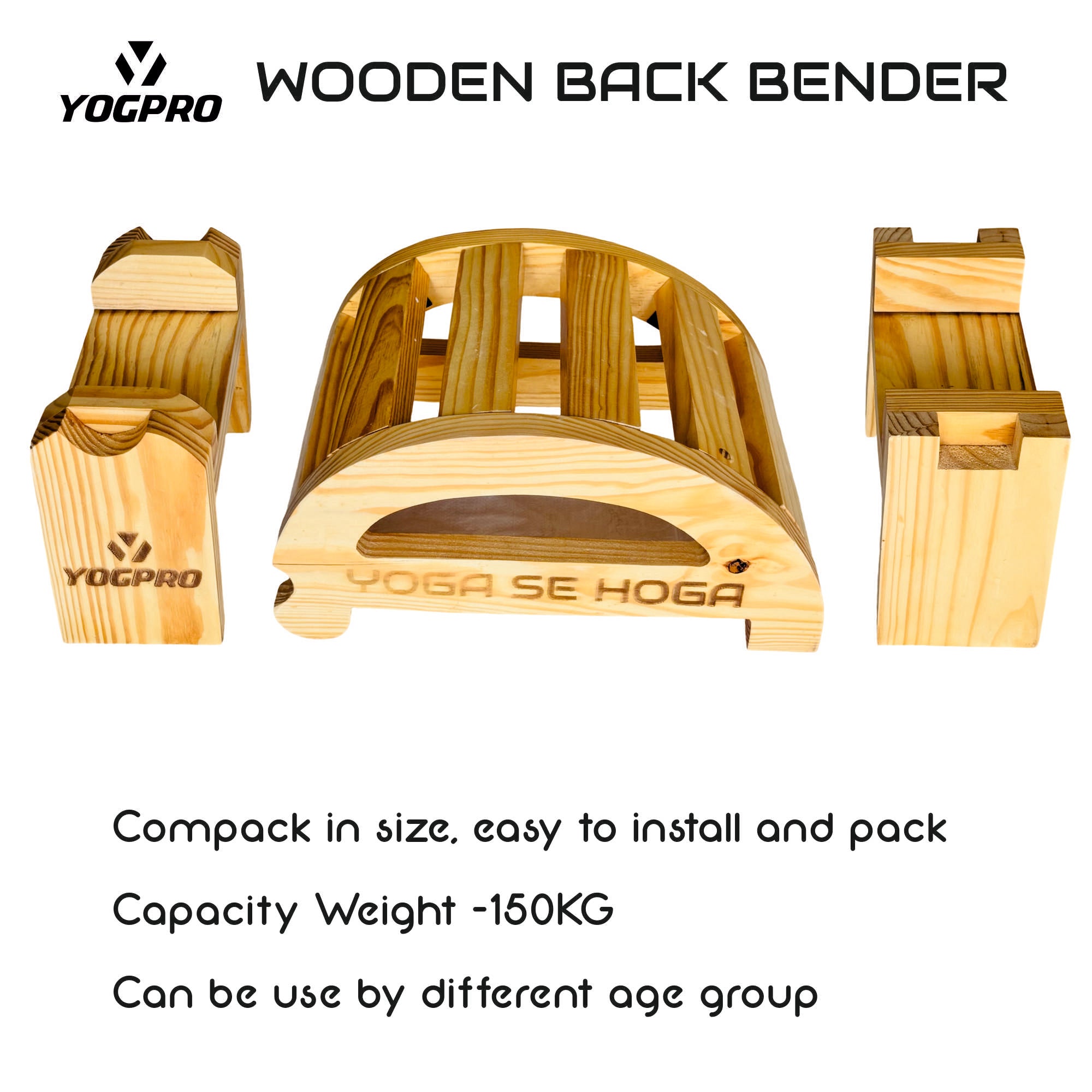 Yogpro Wooden Back Bender