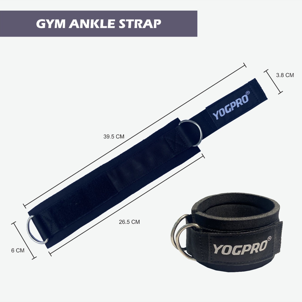 Yogpro Unisex Stylish Ankle Straps