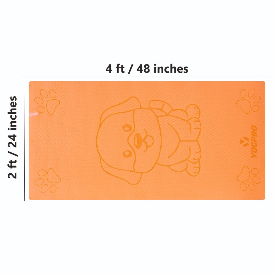 Yogpro Kids Yoga Mat 2 x4 ft