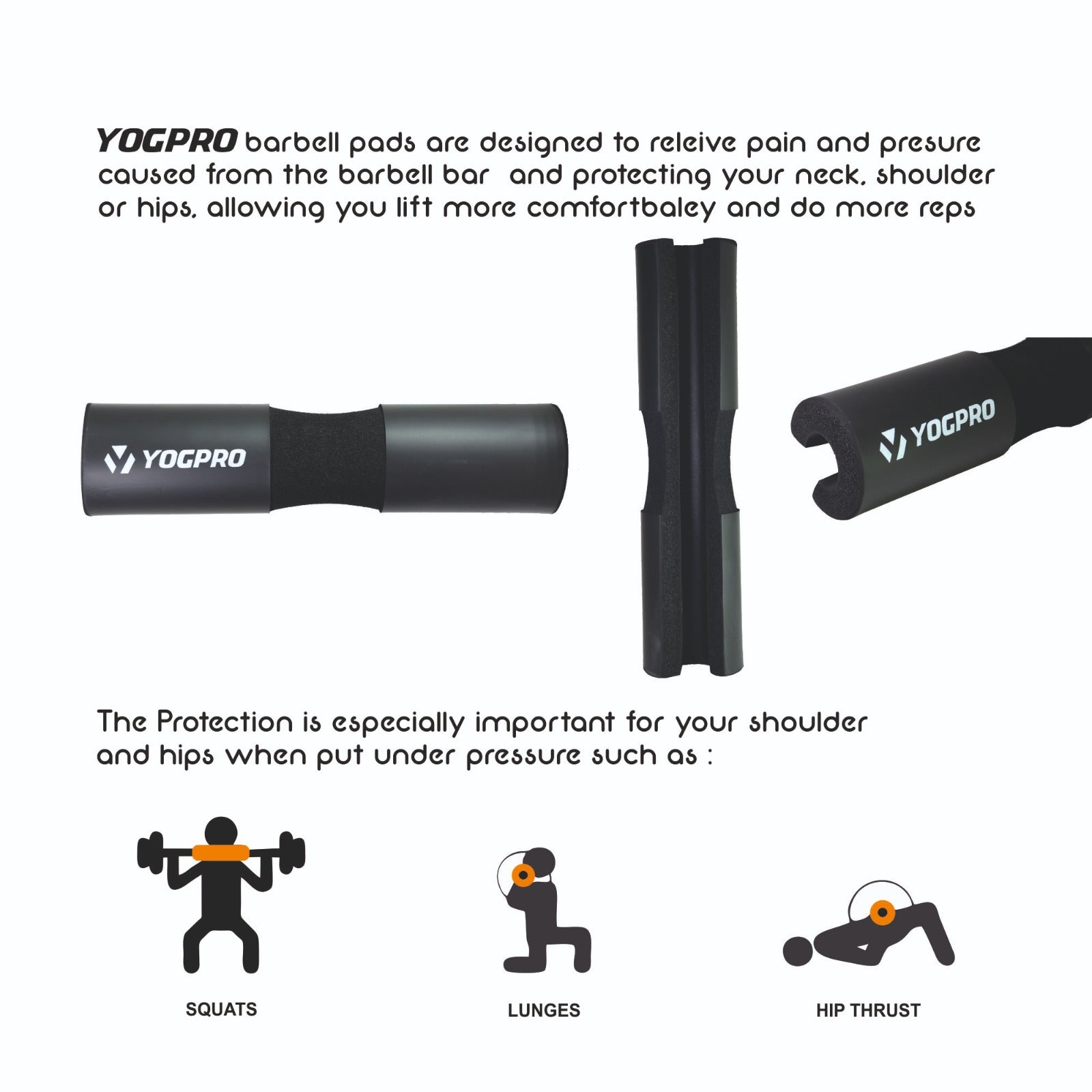 Yogpro Barbell Pad Squat Pad