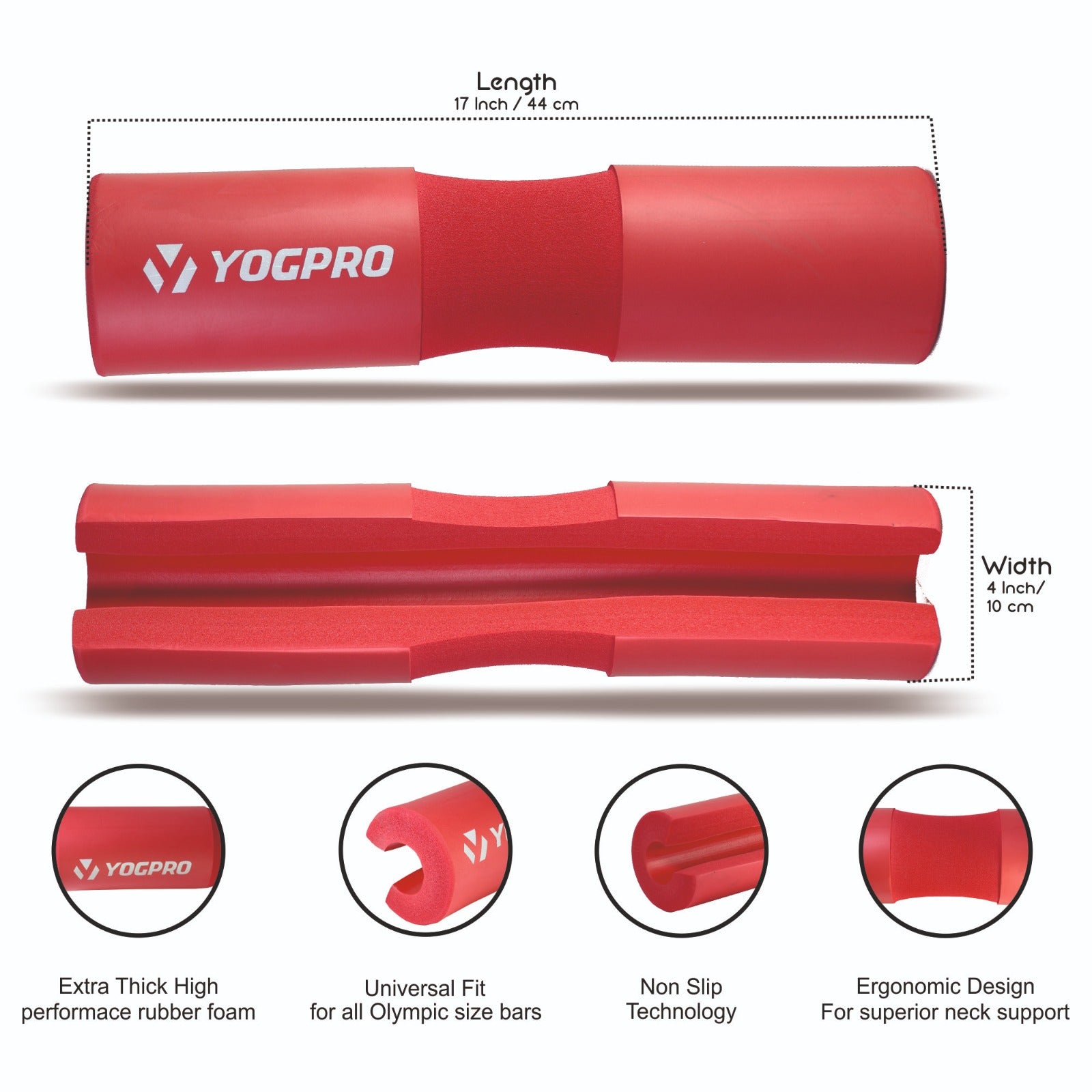 Yogpro Barbell Pad Squat Pad