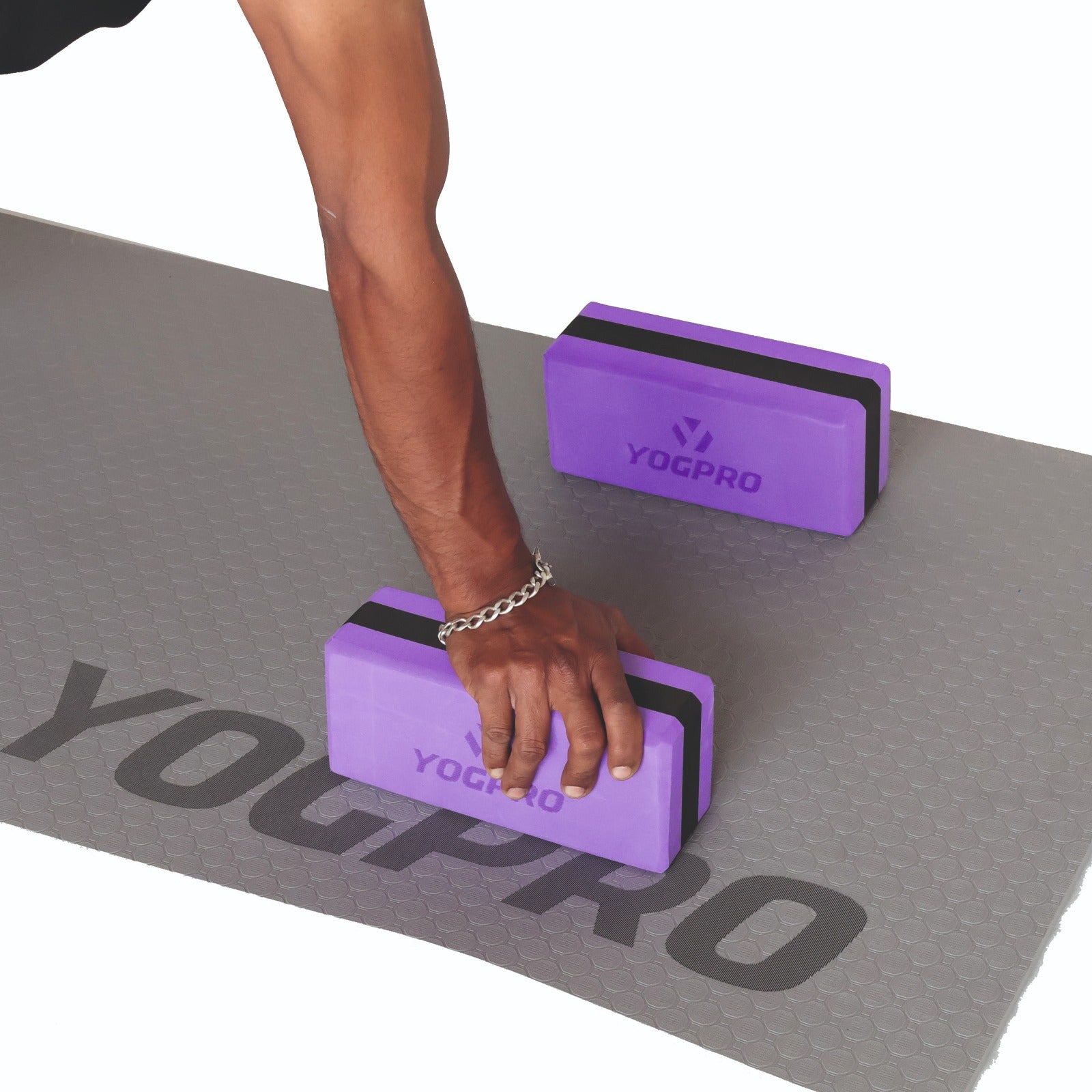 Yogpro Yoga Brick Eva (Set of 2 pcs) 9 X 4 X 3 Inches