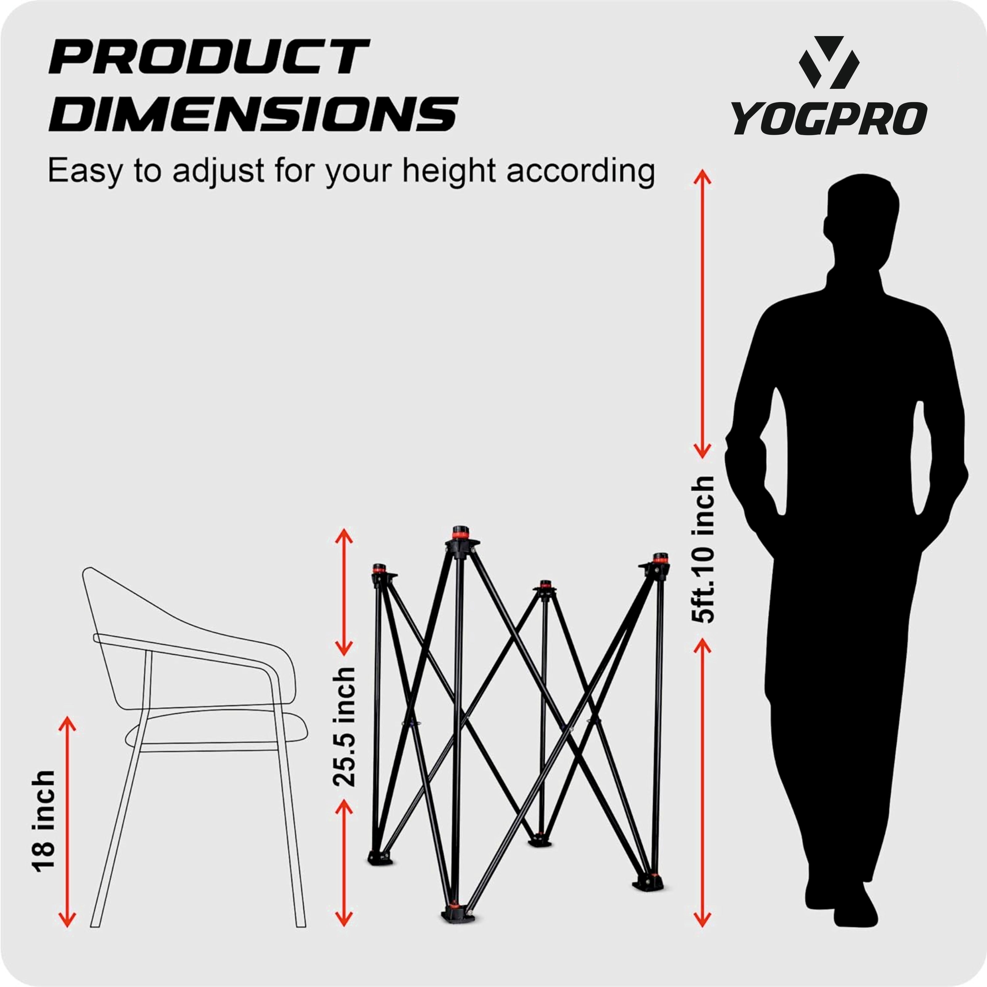 Yogpro Foldable Carrom Stand