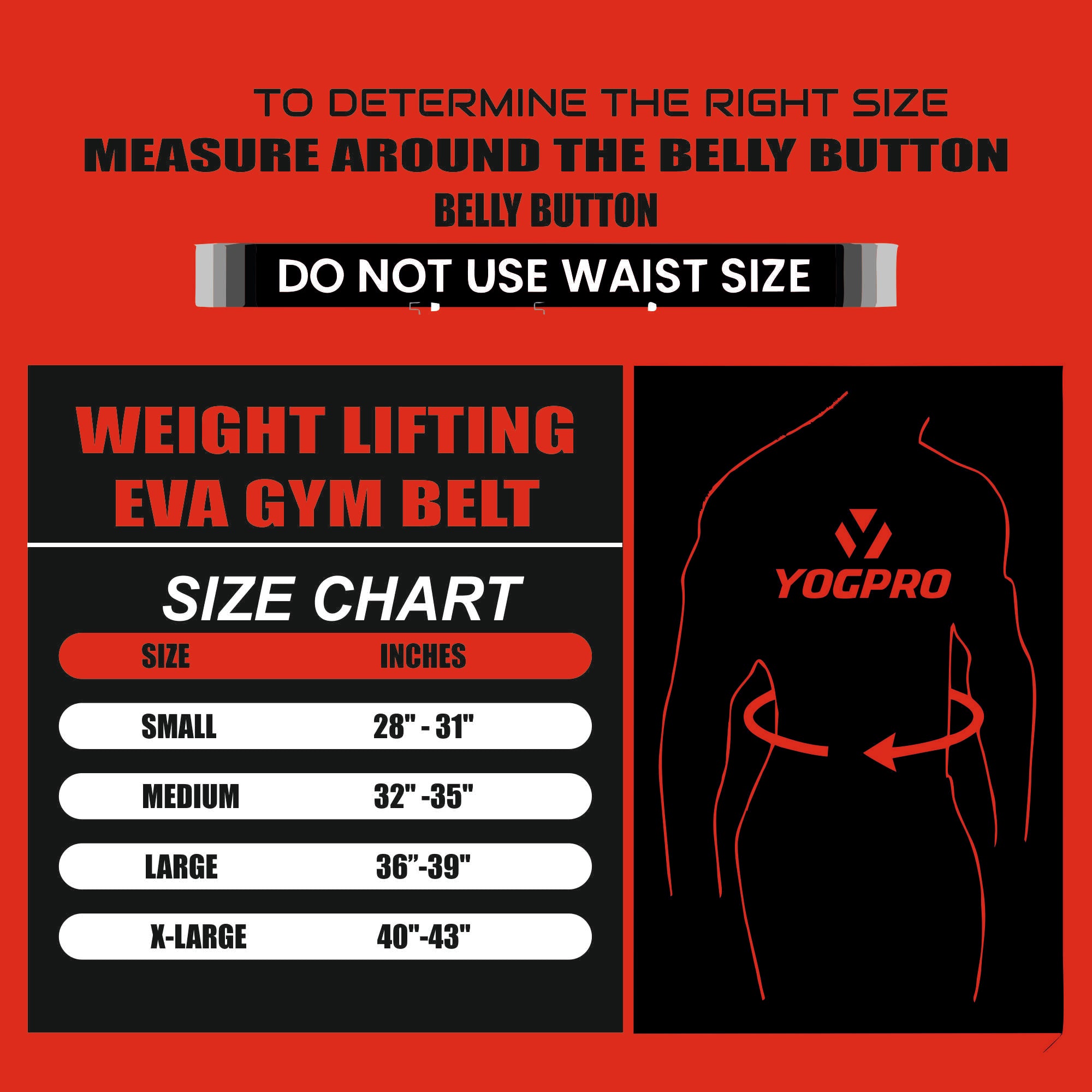 Yogpro Eva Weight Lifting Gym Belt