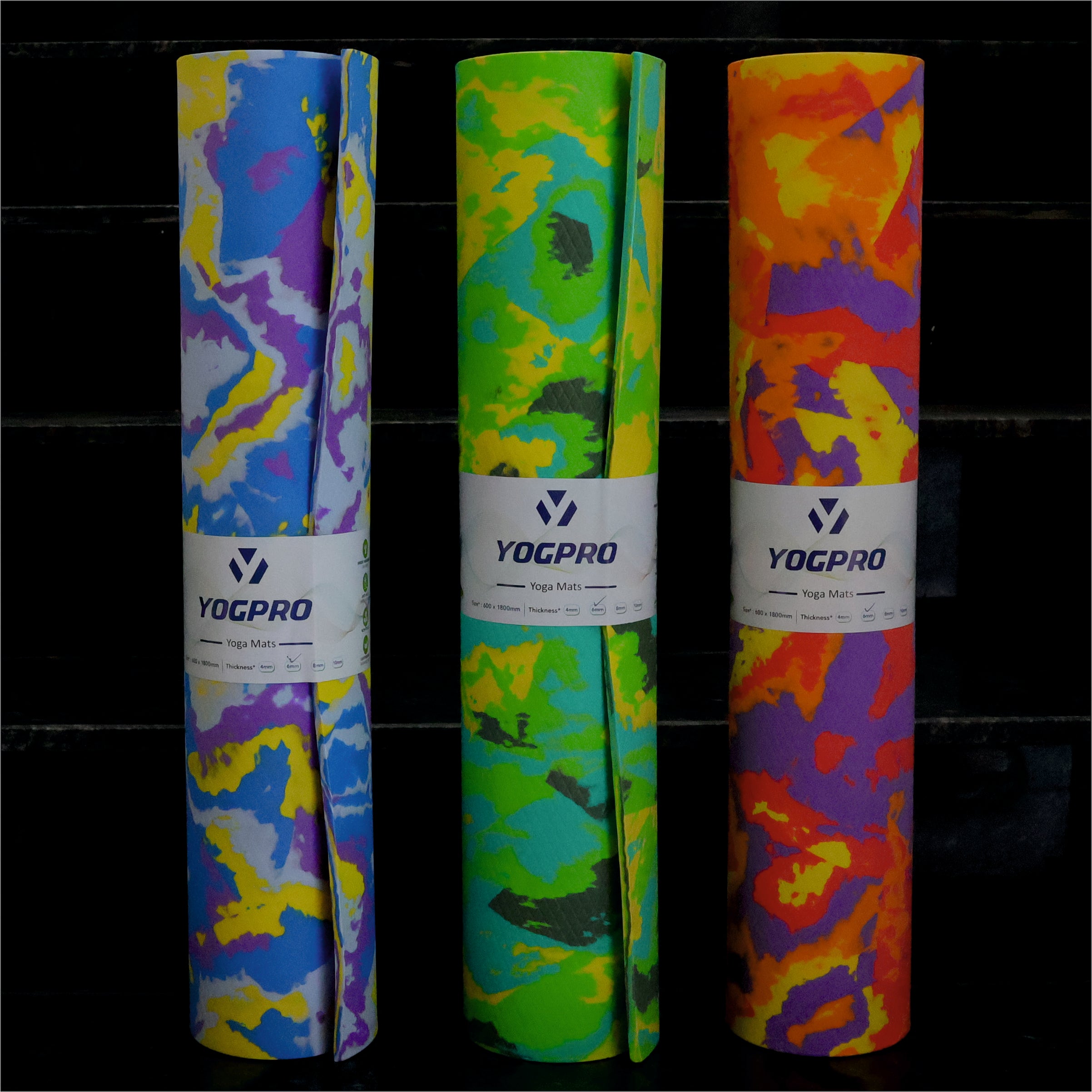 Yogpro Camouflage Eva Yoga Mat 2 Ft. x 6 Ft.