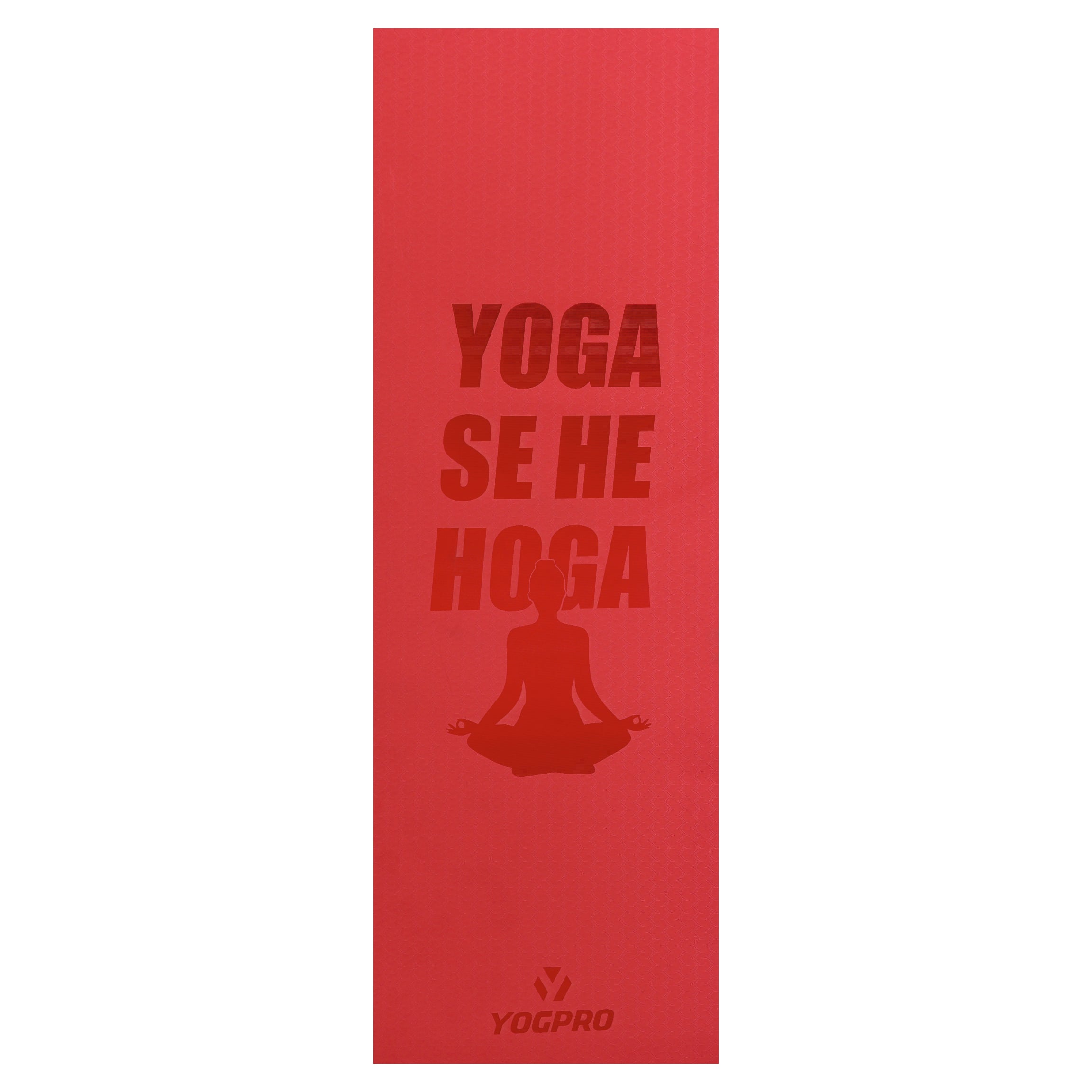 Yogpro TPE Yoga Se Hoga Printed Yoga Mat 6 mm