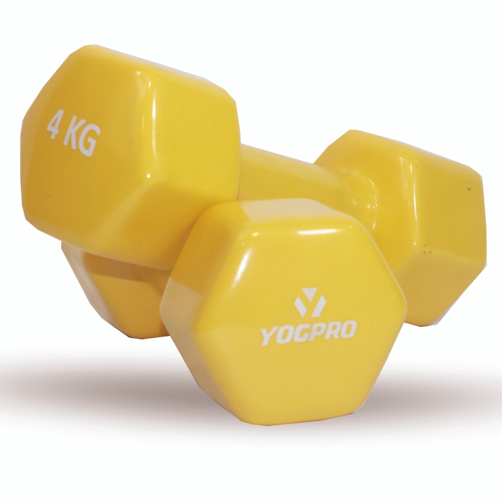 Yogpro Vinyl Coated Cast Iron Solid Dumbbell