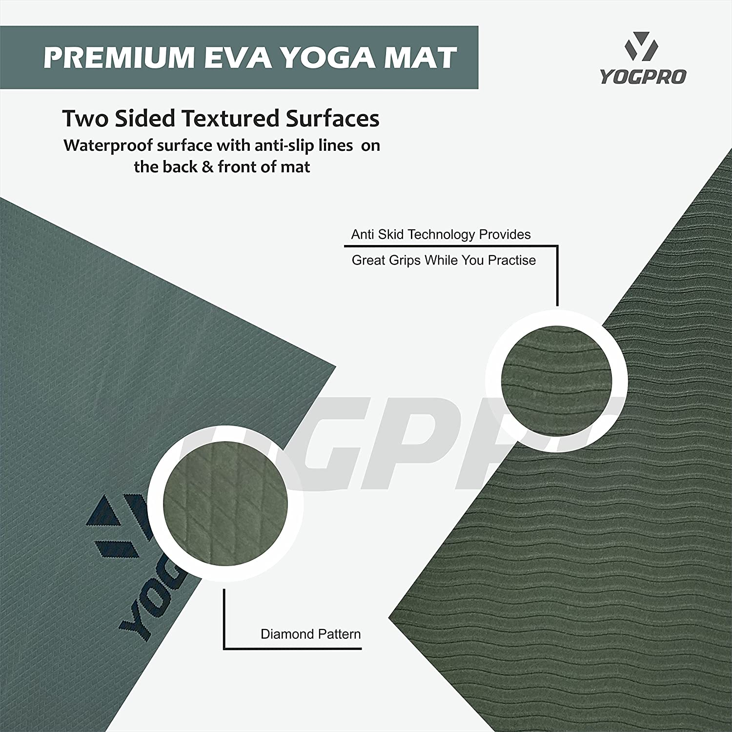 Yogpro Premium Super Soft Yoga Mat 2 x 6 ft  x 6 mm