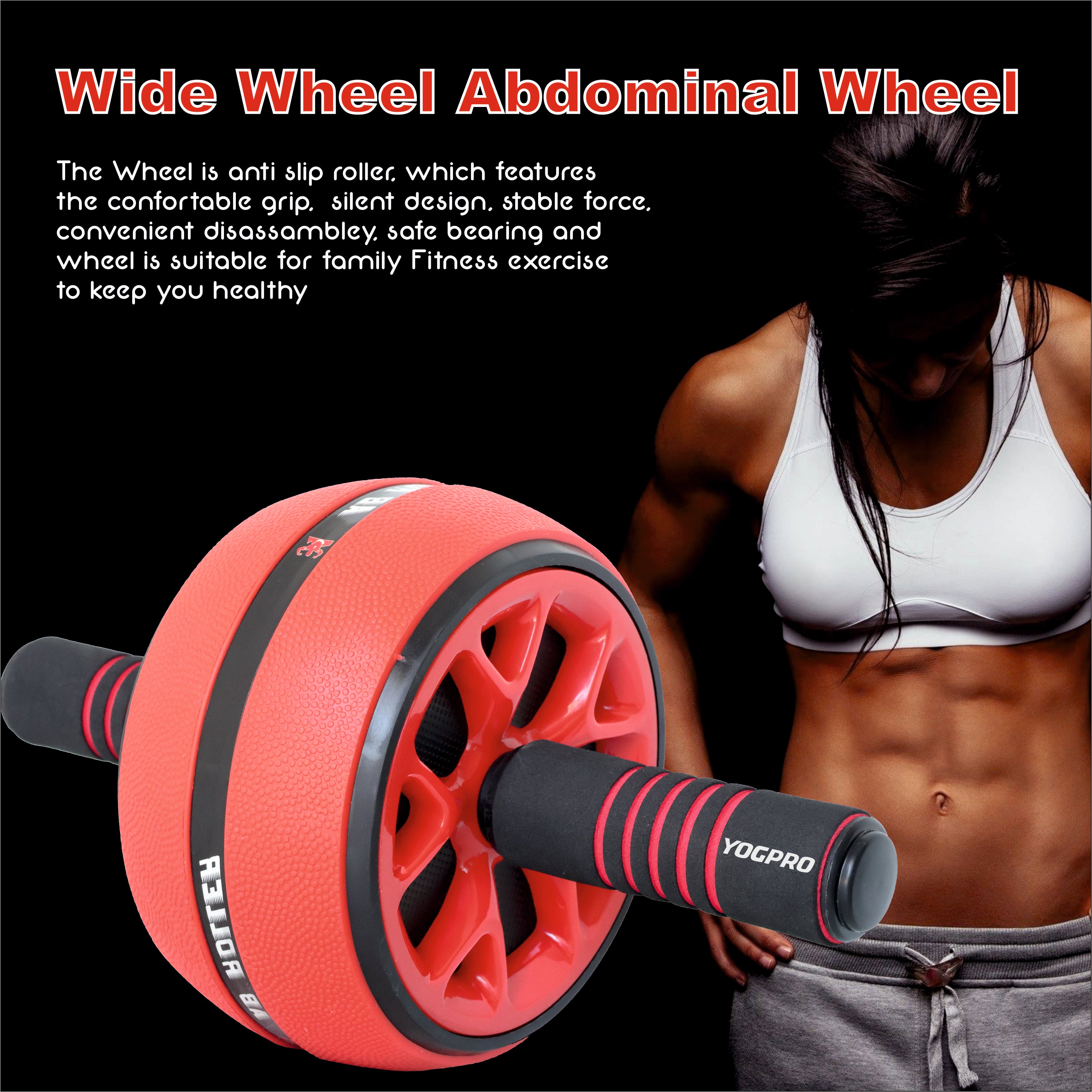 YOGPRO Ab Roller Abdominal Pro