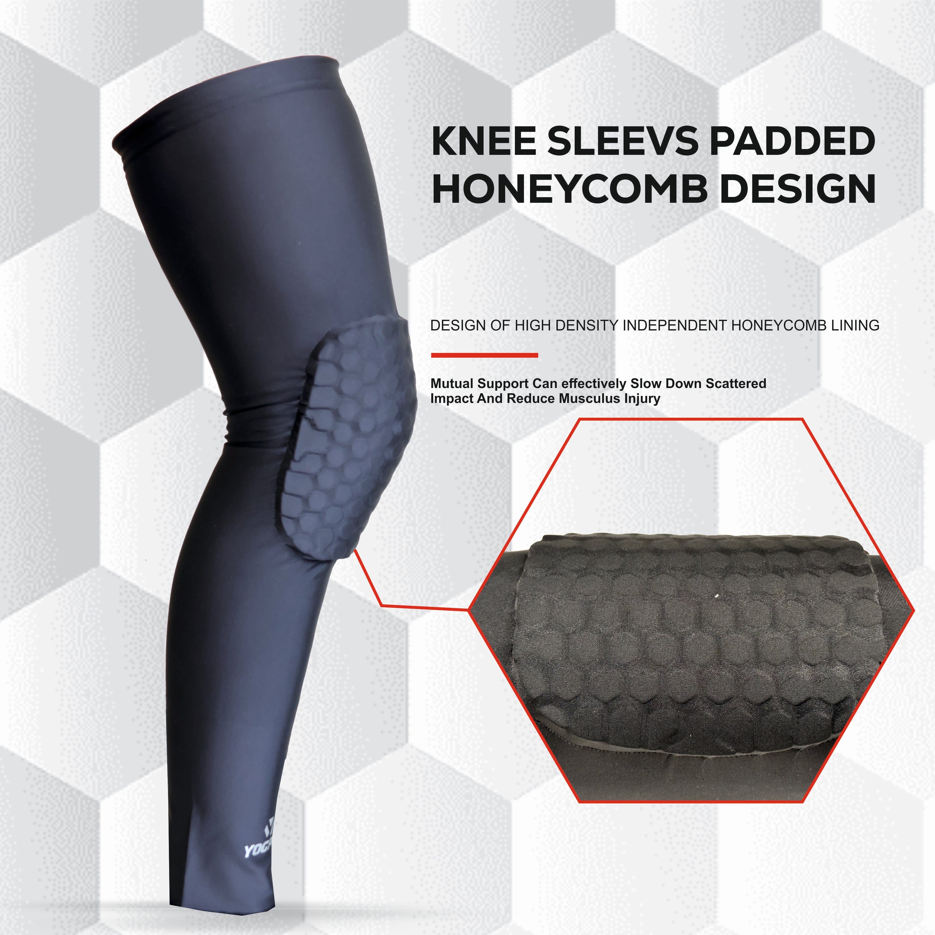 Yogpro Knee Sleeve Padded (1 Pairs)