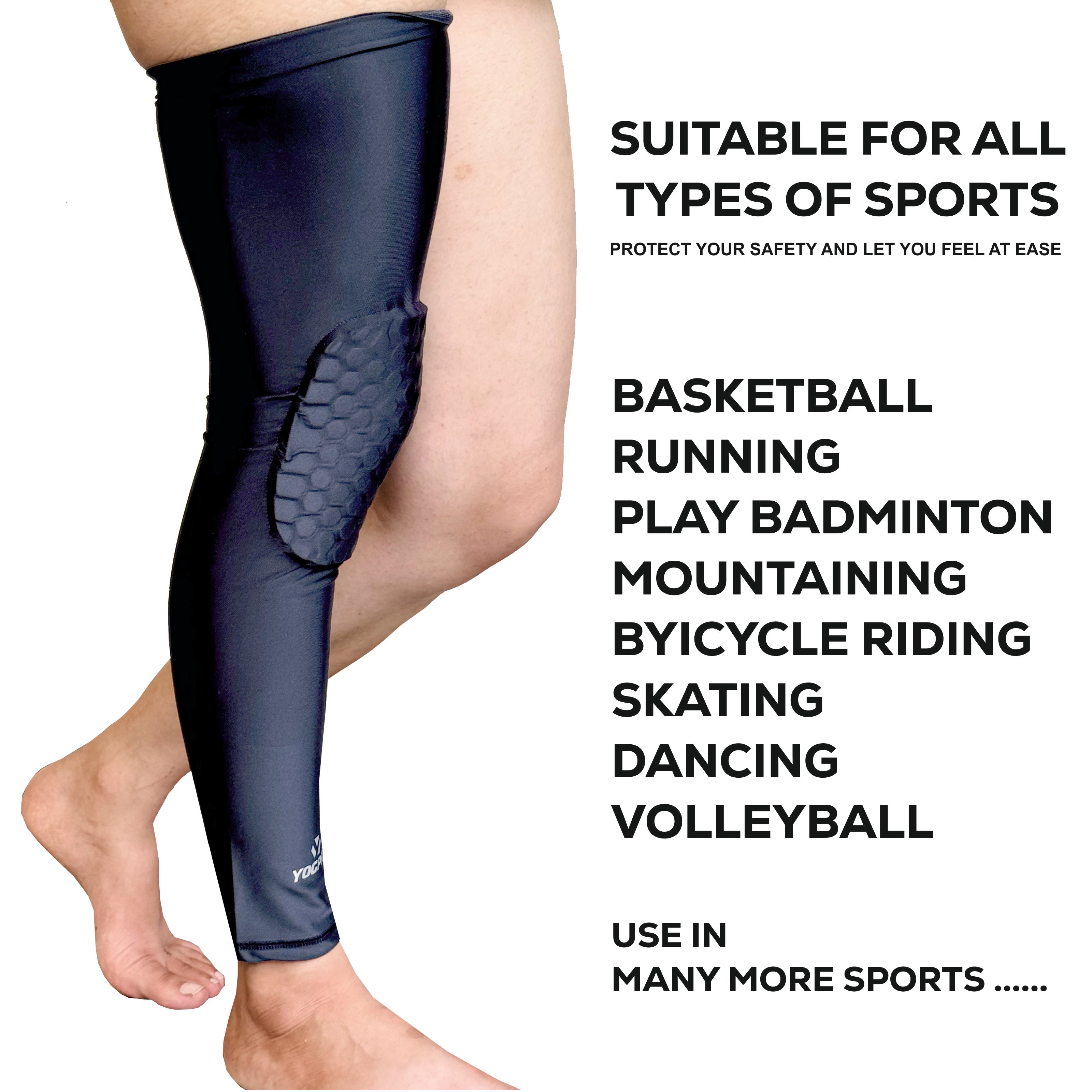 Yogpro Knee Sleeve Padded (1 Pairs)