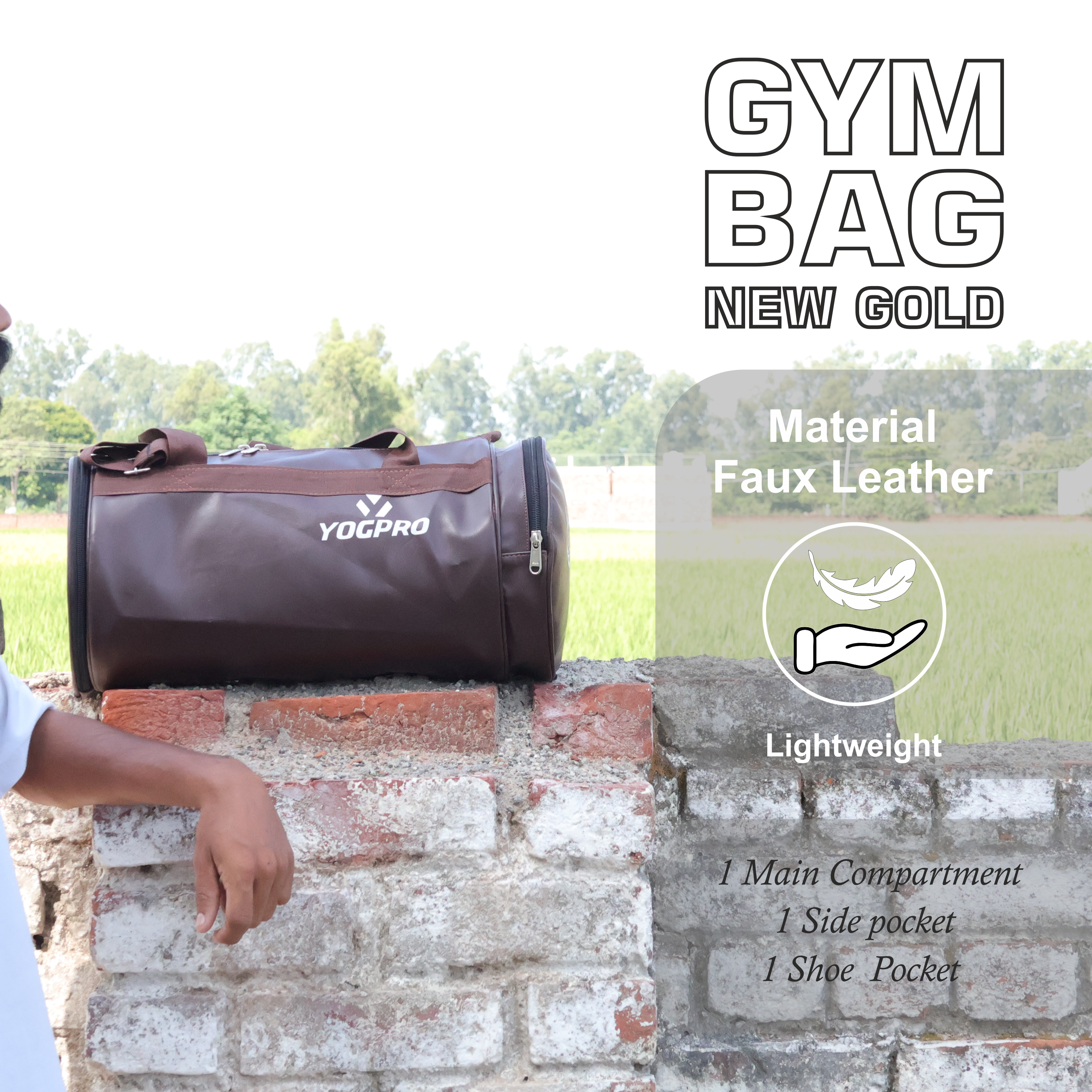 Yogpro Gym Bag Gold