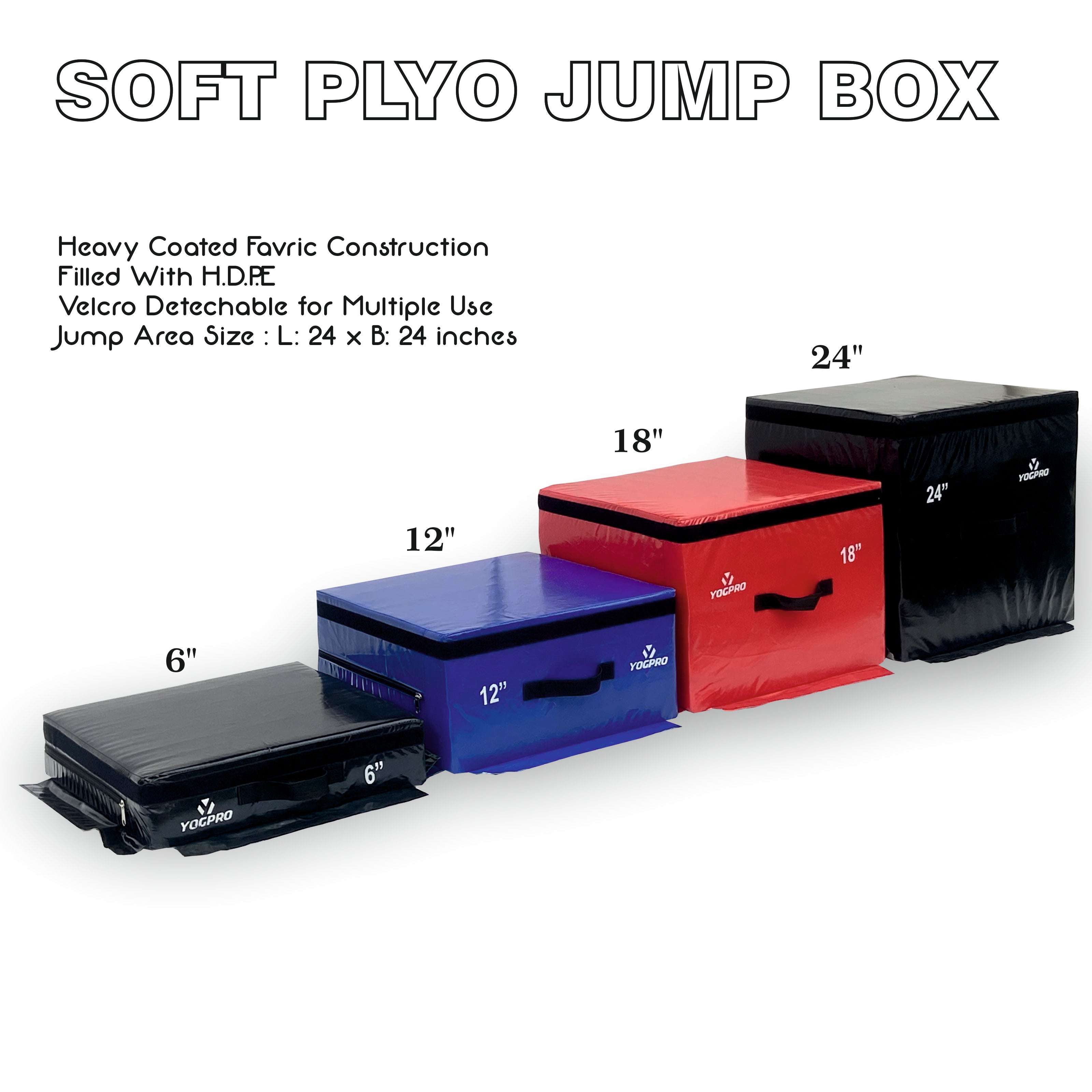 Yogpro Soft Plyo Box for jumping