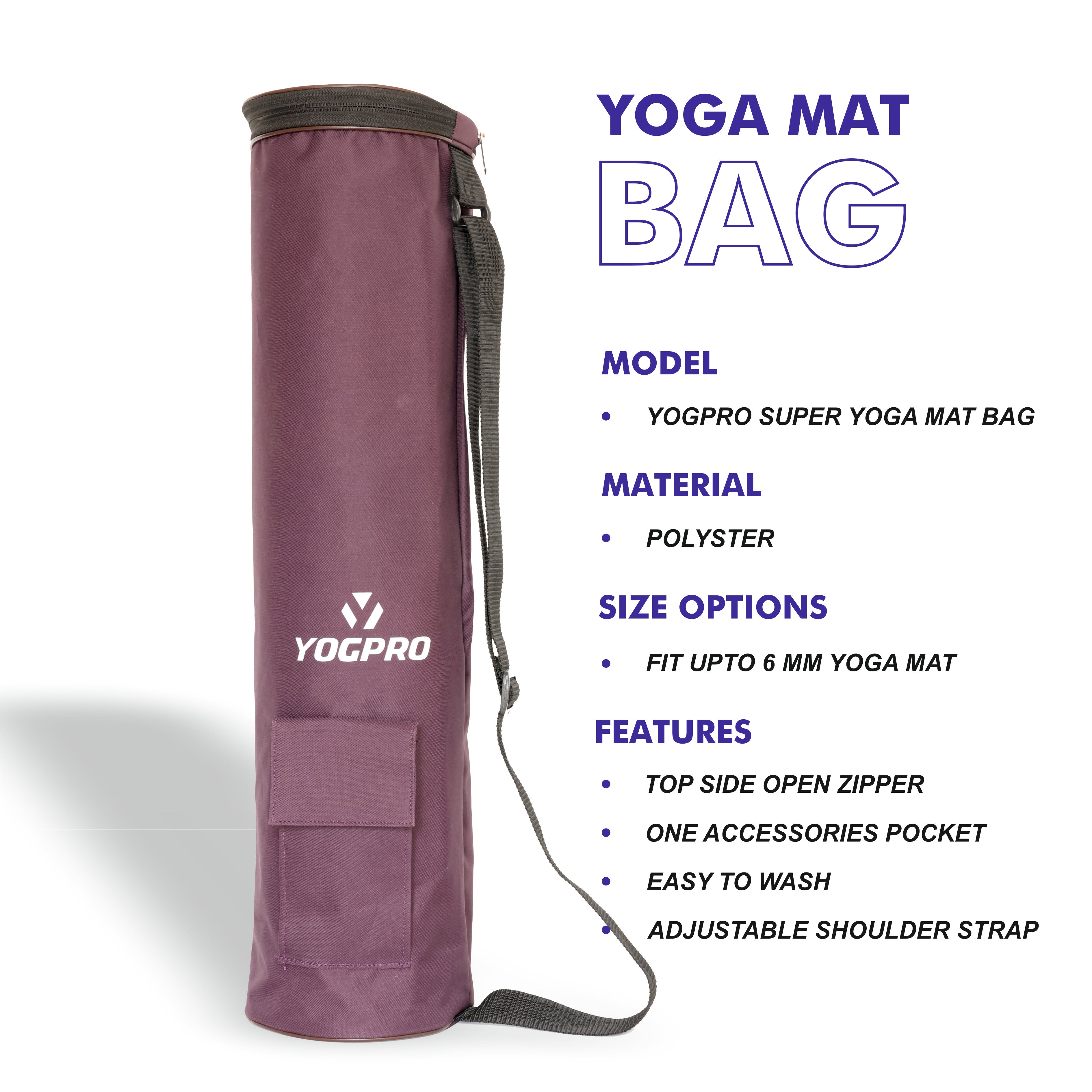 Yogpro Super Yoga Mat Bag Wine