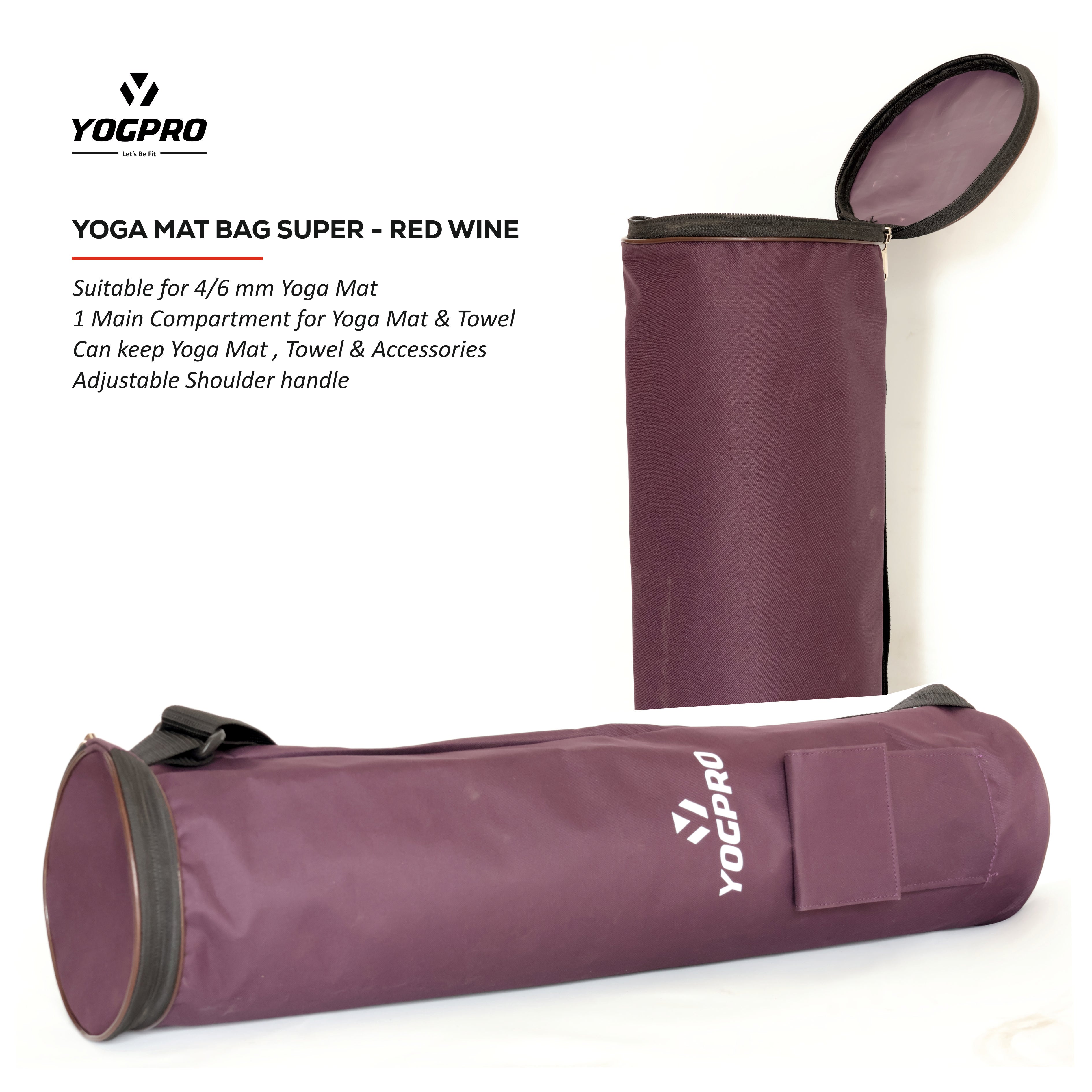Yogpro Super Yoga Mat Bag Wine