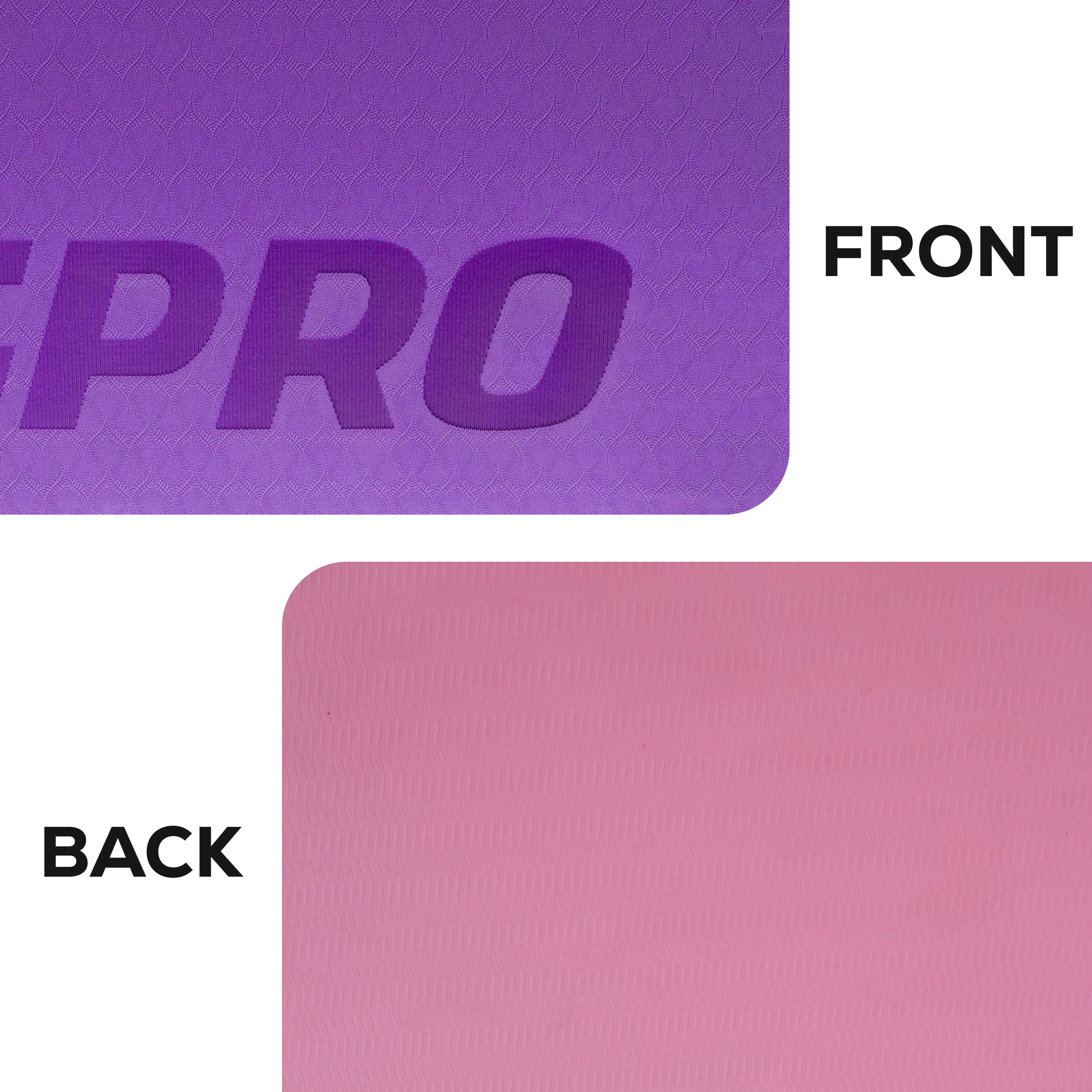 Yogpro Double Color TPE  Yoga Mat  2 X 6 FT