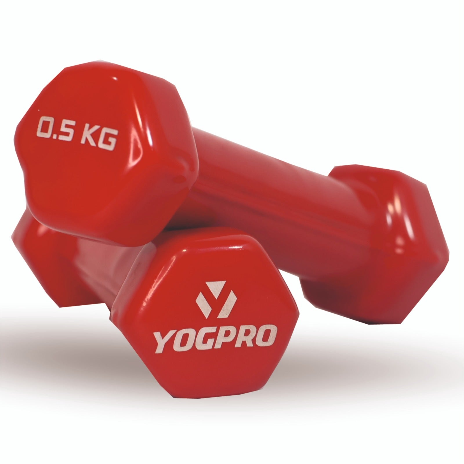 Yogpro Vinyl Coated Cast Iron Solid Dumbbell