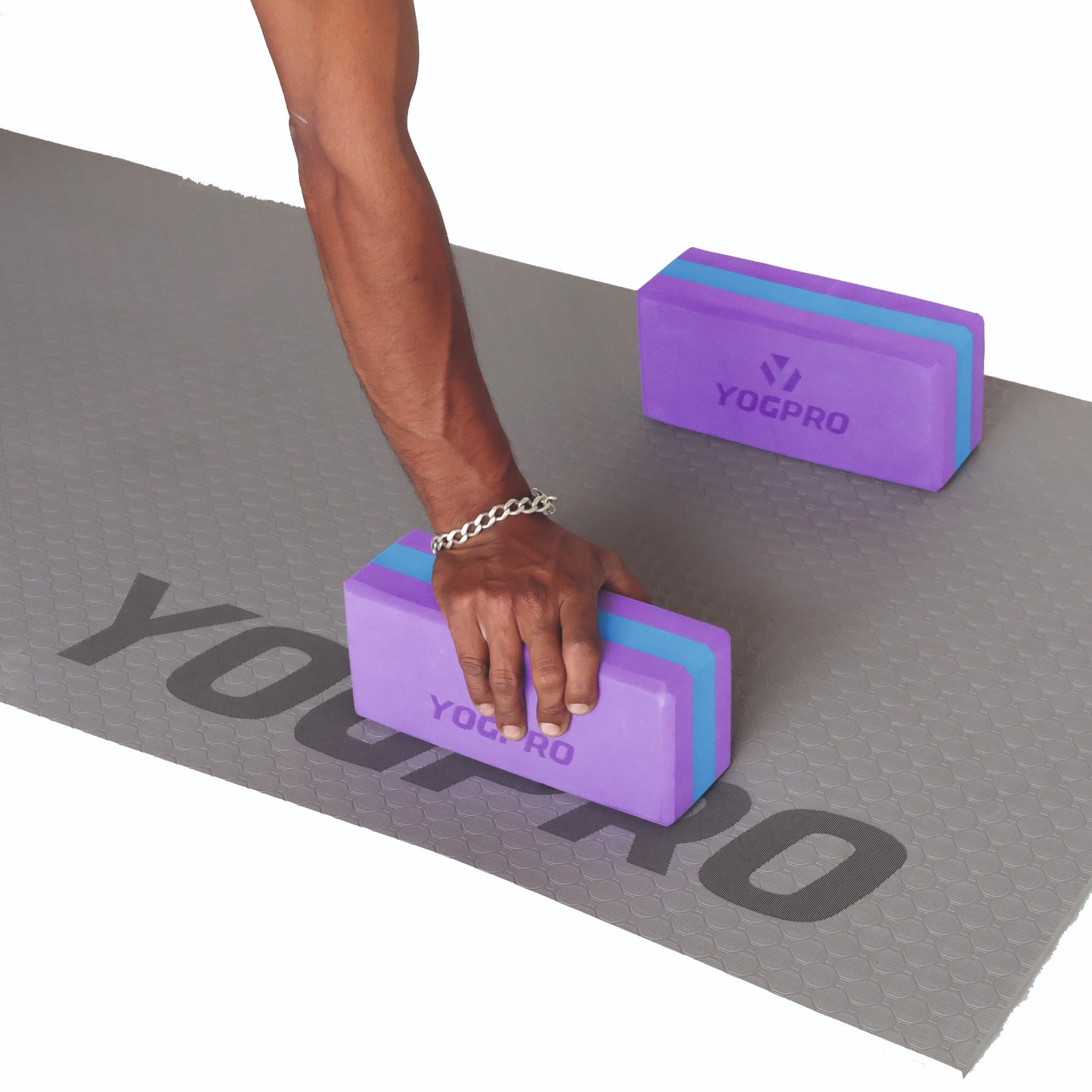 Yogpro Yoga Brick Eva (Set of 2 pcs) 9 X 4 X 3 Inches