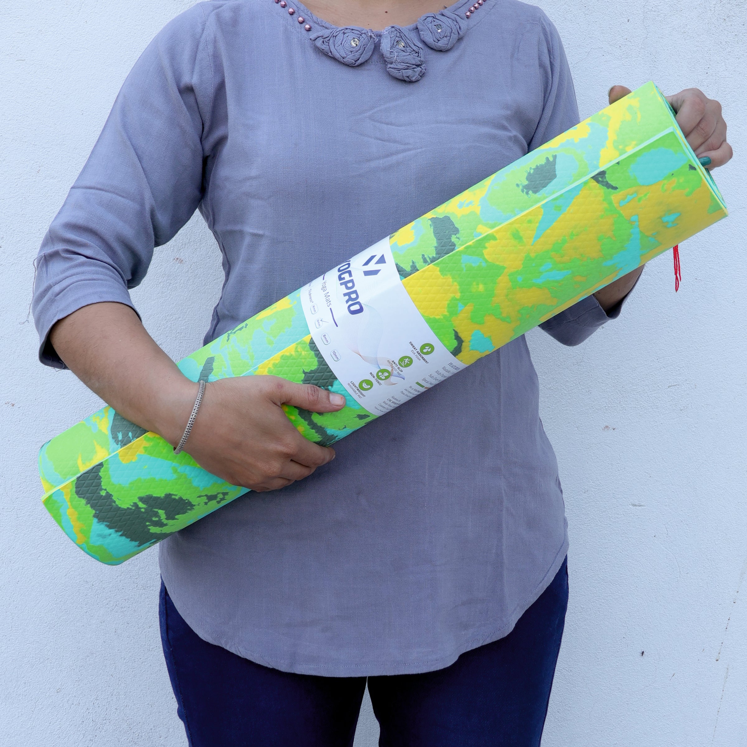 Yogpro Camouflage Eva Yoga Mat 2 Ft. x 6 Ft.